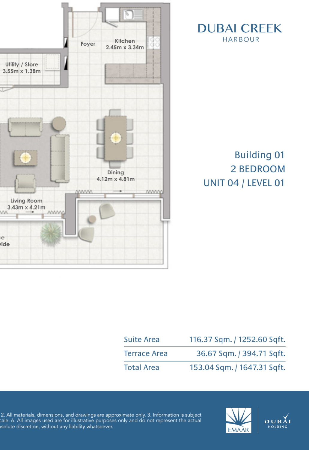 2 Bedroom — Unit 4