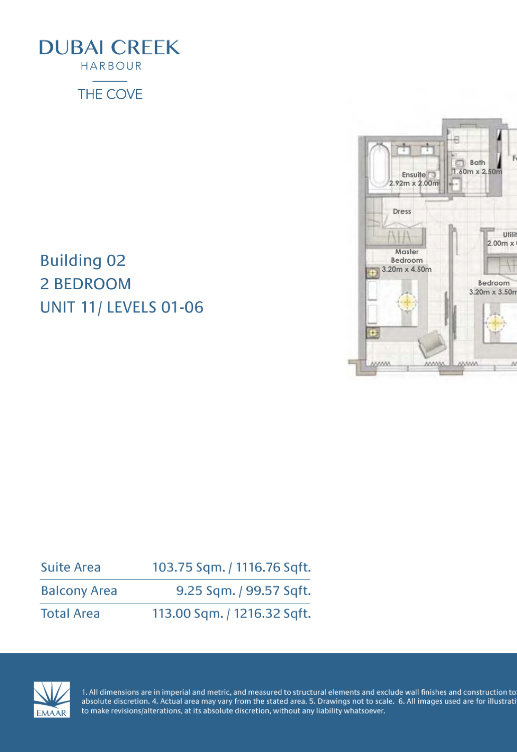 2 Bedroom with Balcony — Unit 11