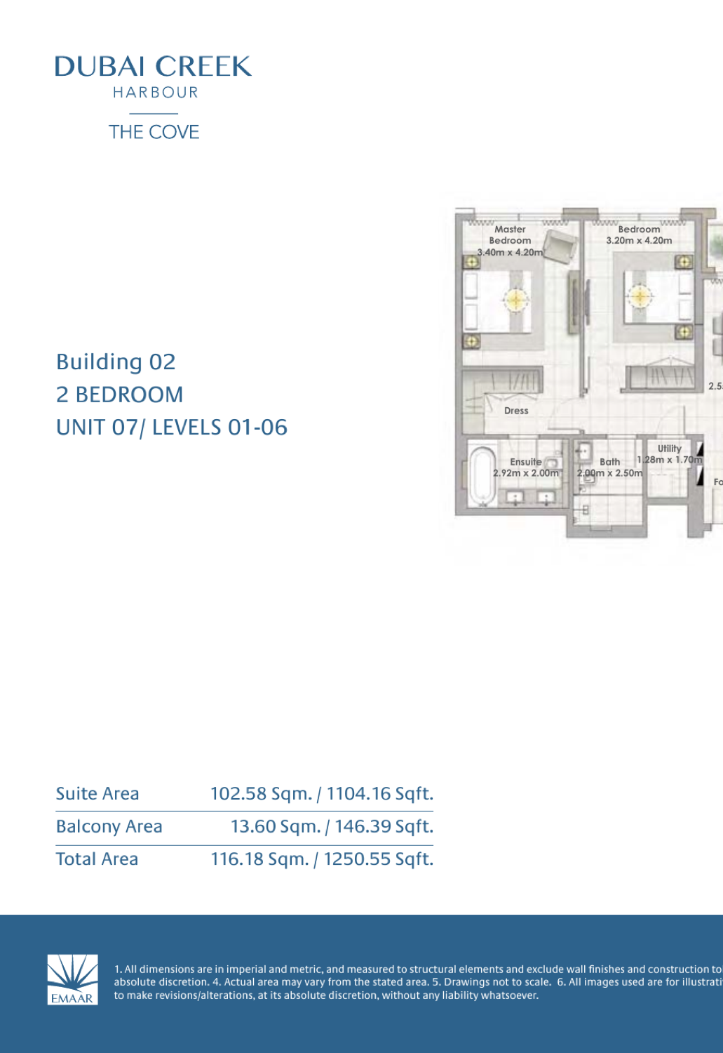 2 Bedroom with Balcony — Unit 7