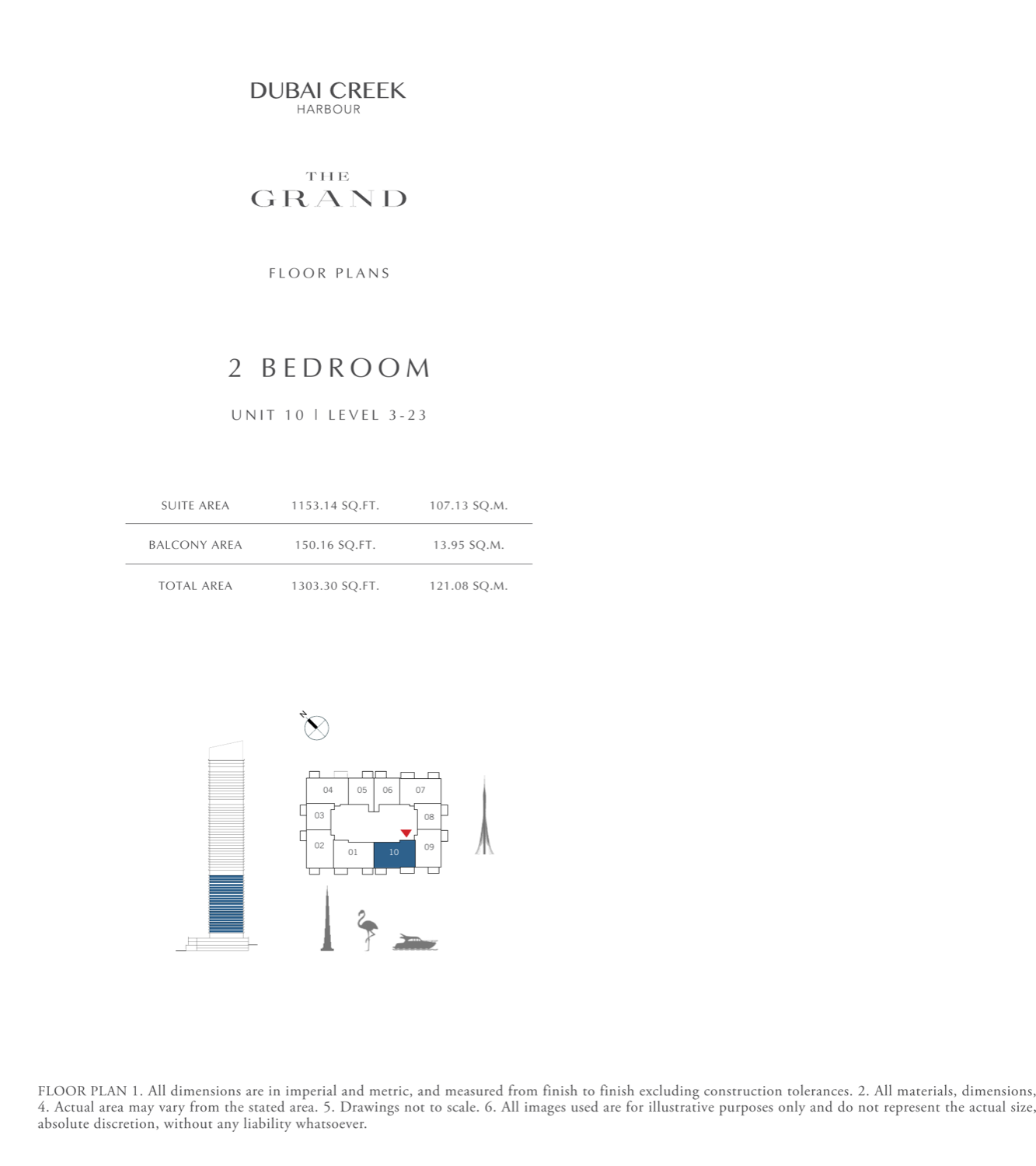 2 Bedroom with Balcony — Unit 10