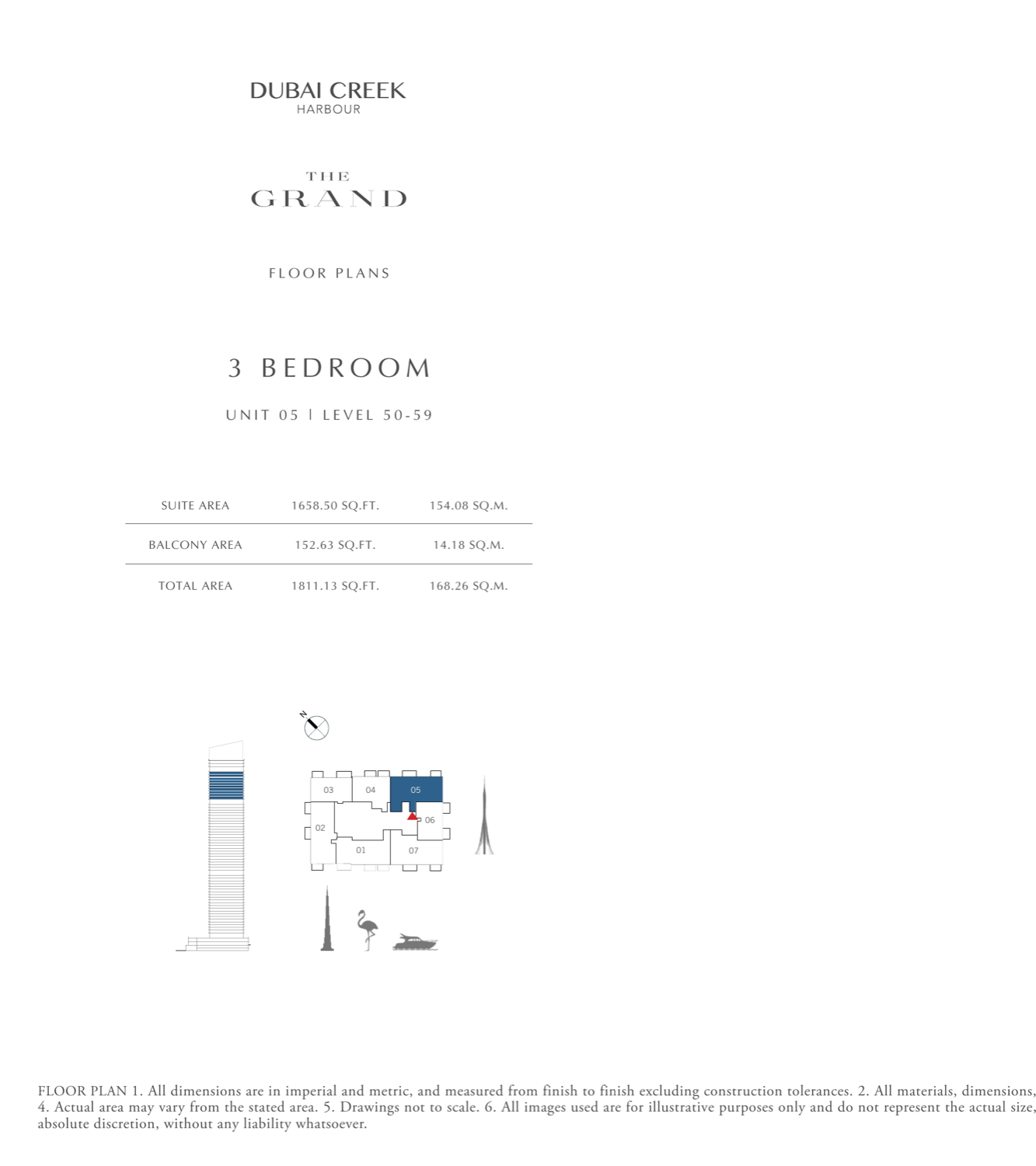 3 Bedroom with Balcony — Unit 5