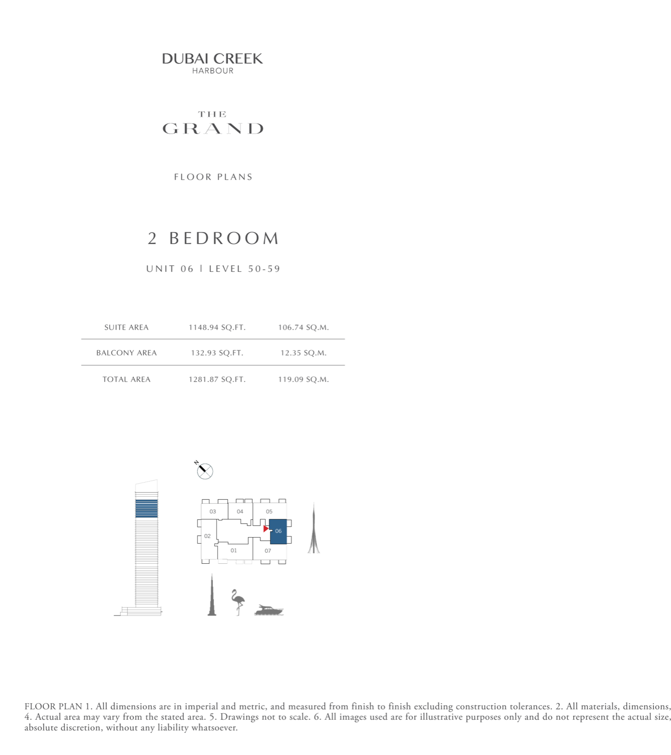 2 Bedroom with Balcony — Unit 6