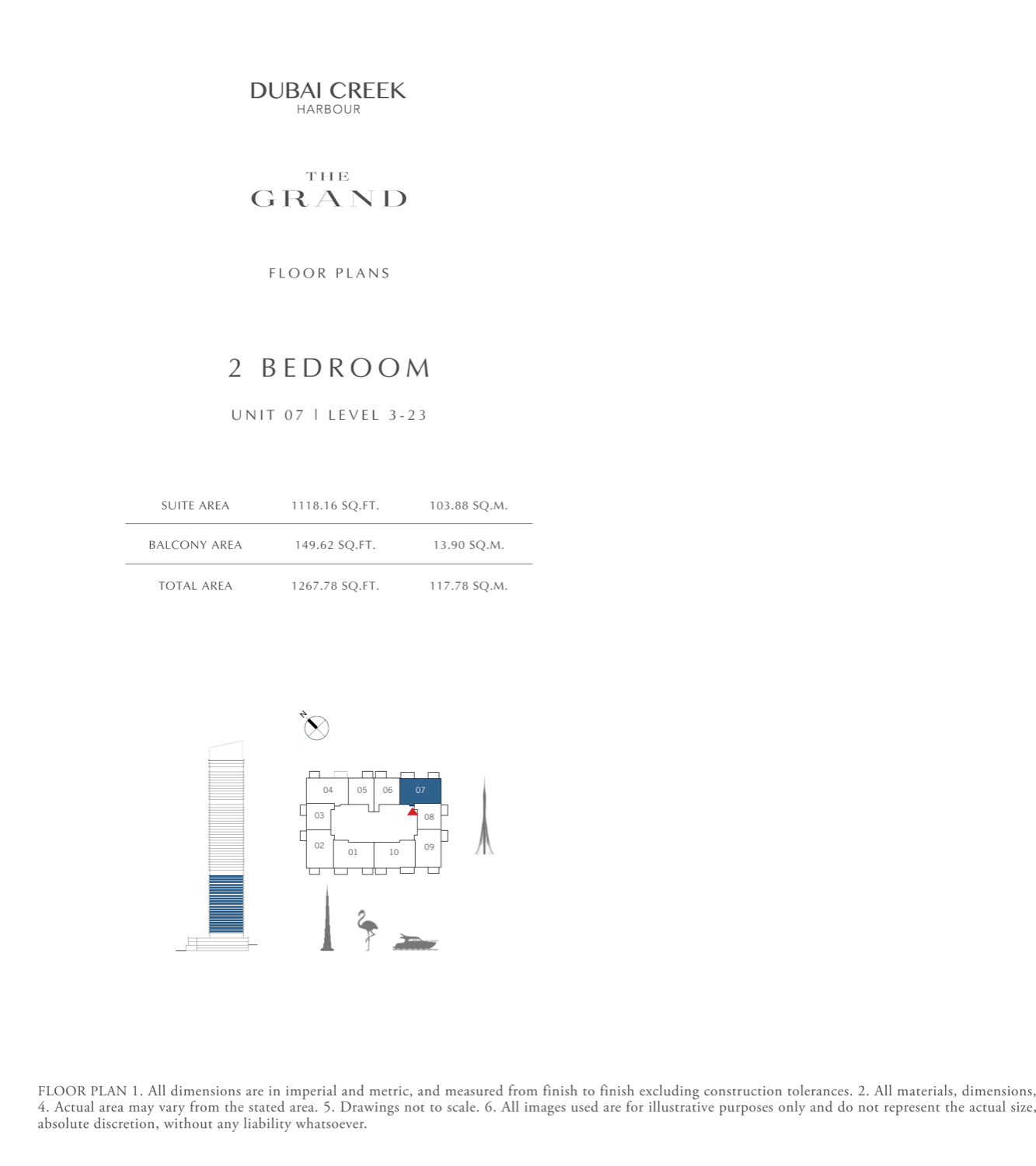 2 Bedroom with Balcony — Unit 7