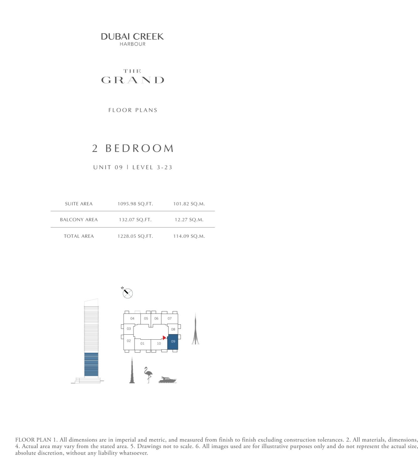 2 Bedroom with Balcony — Unit 9