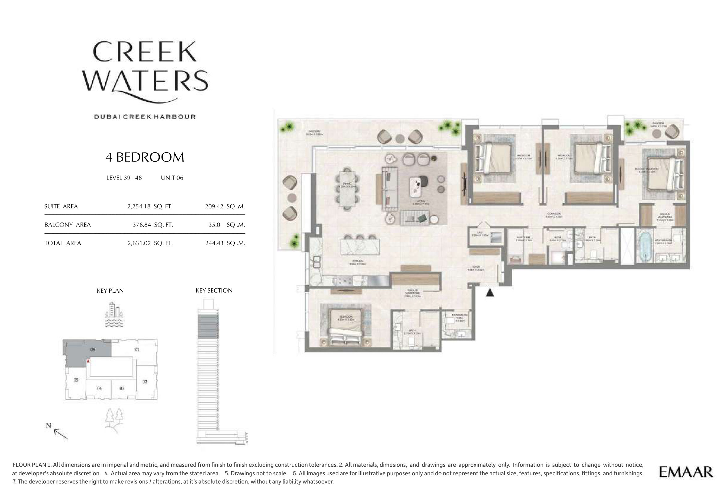 4 Bedroom Unit 6 - Level 39-48