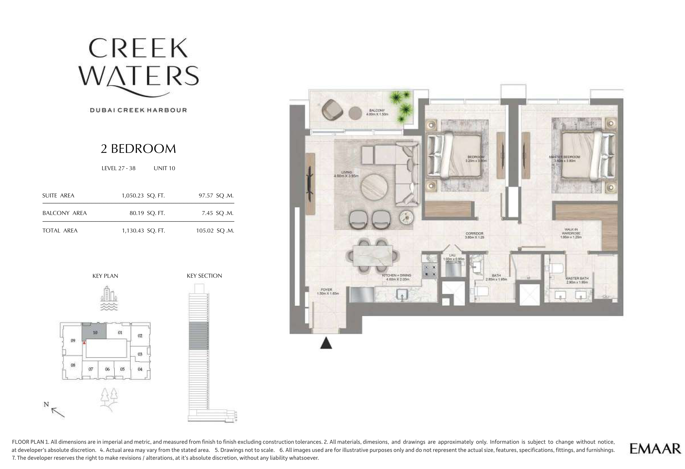 2 Bedroom Unit 10 - Level 27-38