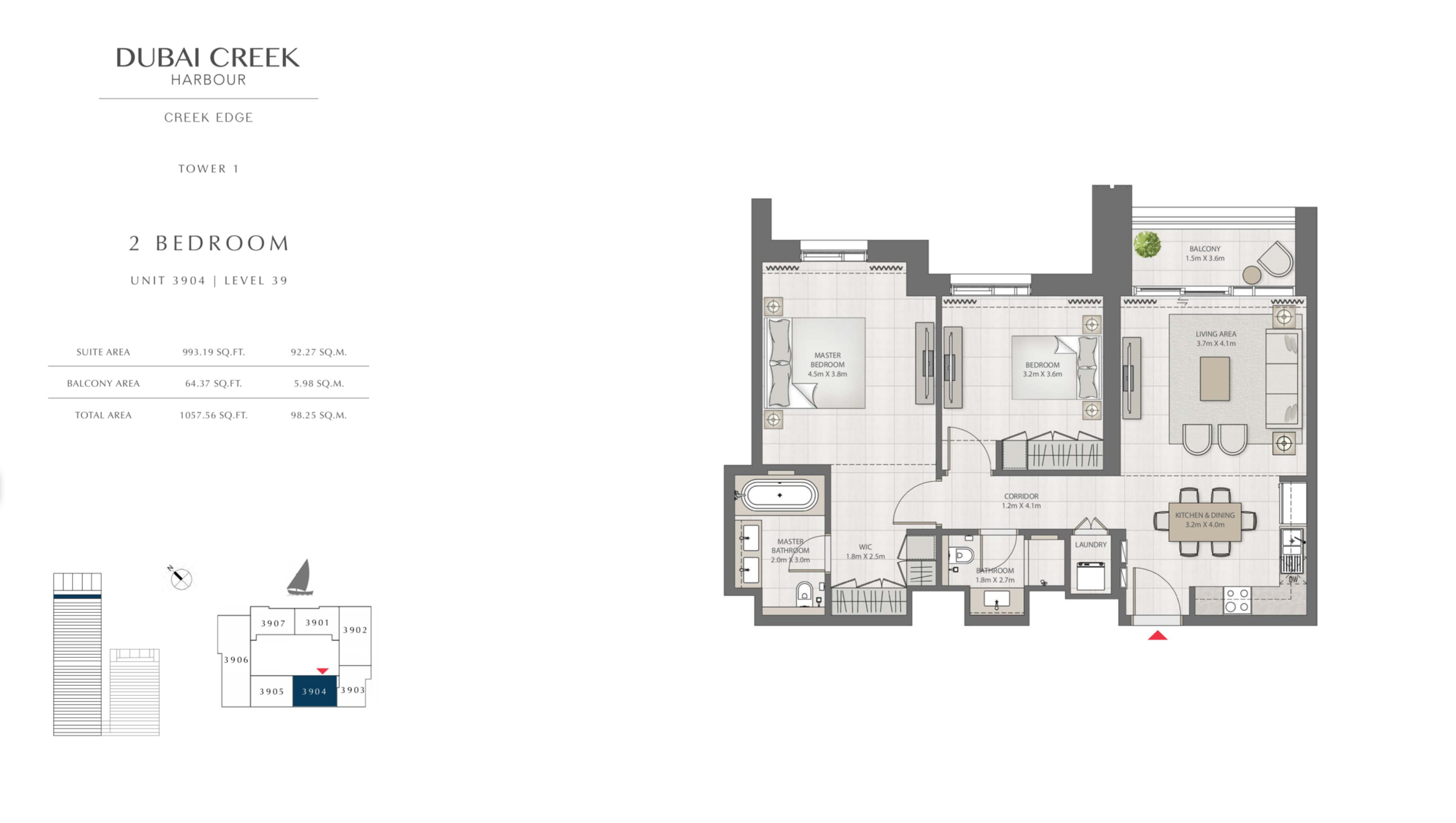 2 Bedroom Level 39 / Unit 4