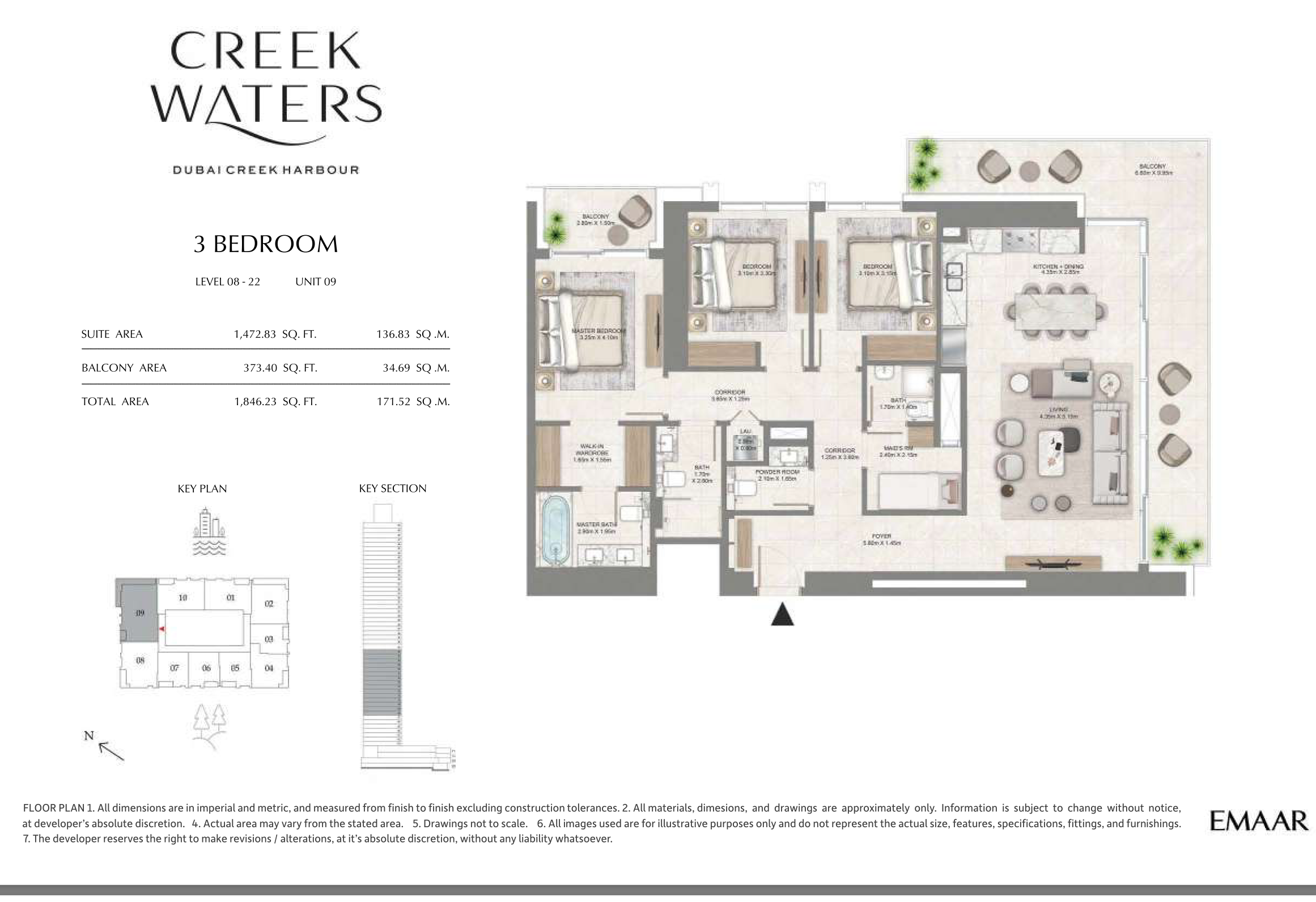 3 Bedroom Unit 9 - Level 8-22