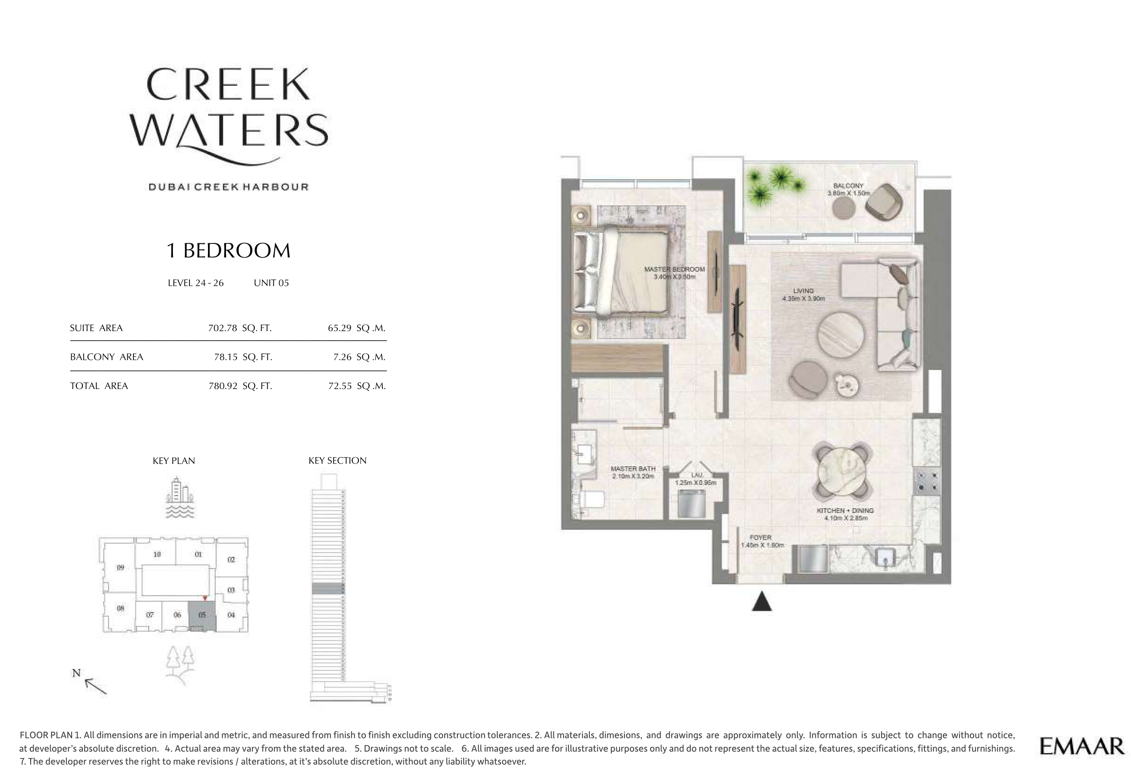 1 Bedroom Unit 5 - Level 24-26