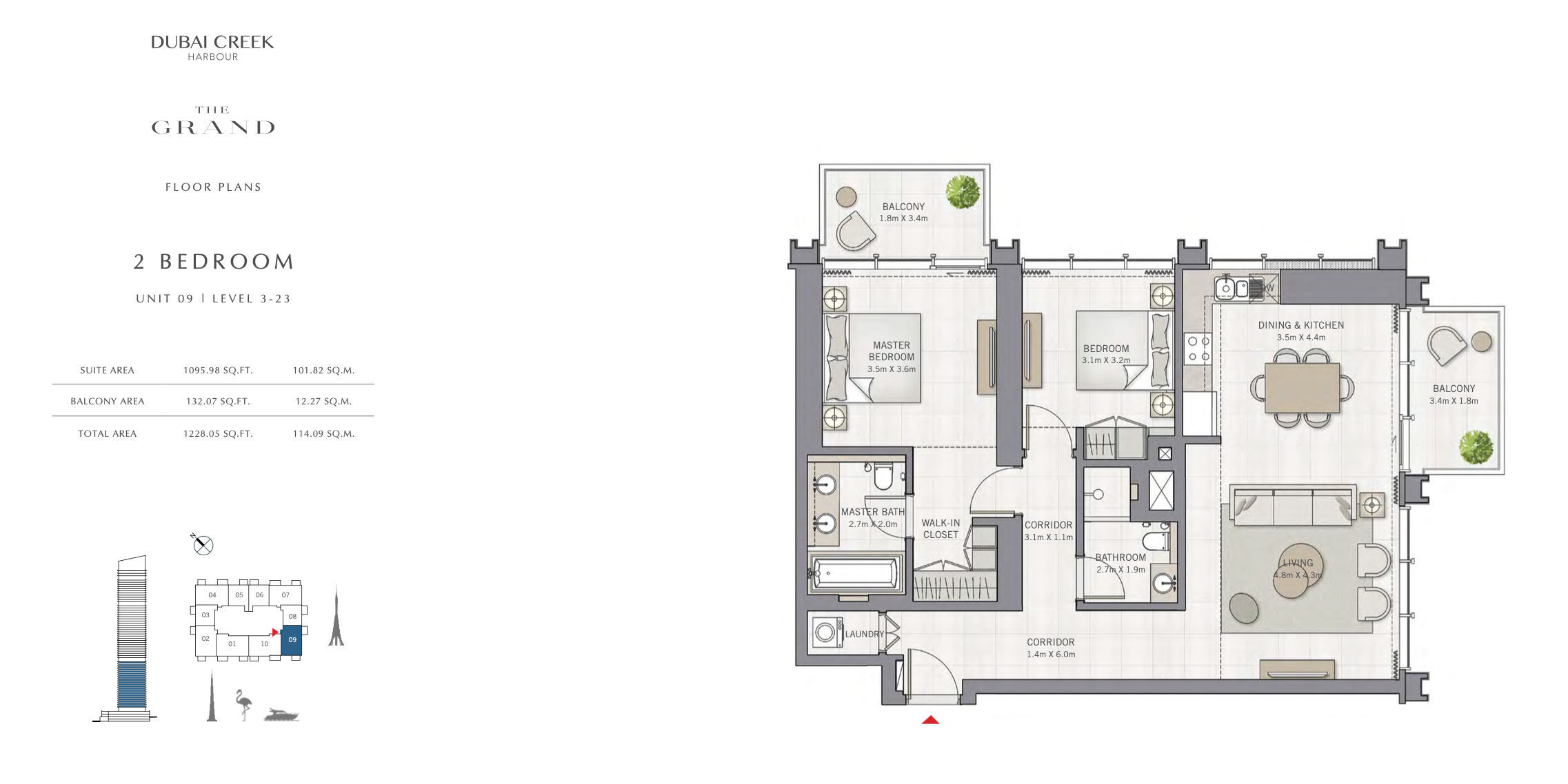 2 Bedroom Unit 09 - Level 3-23