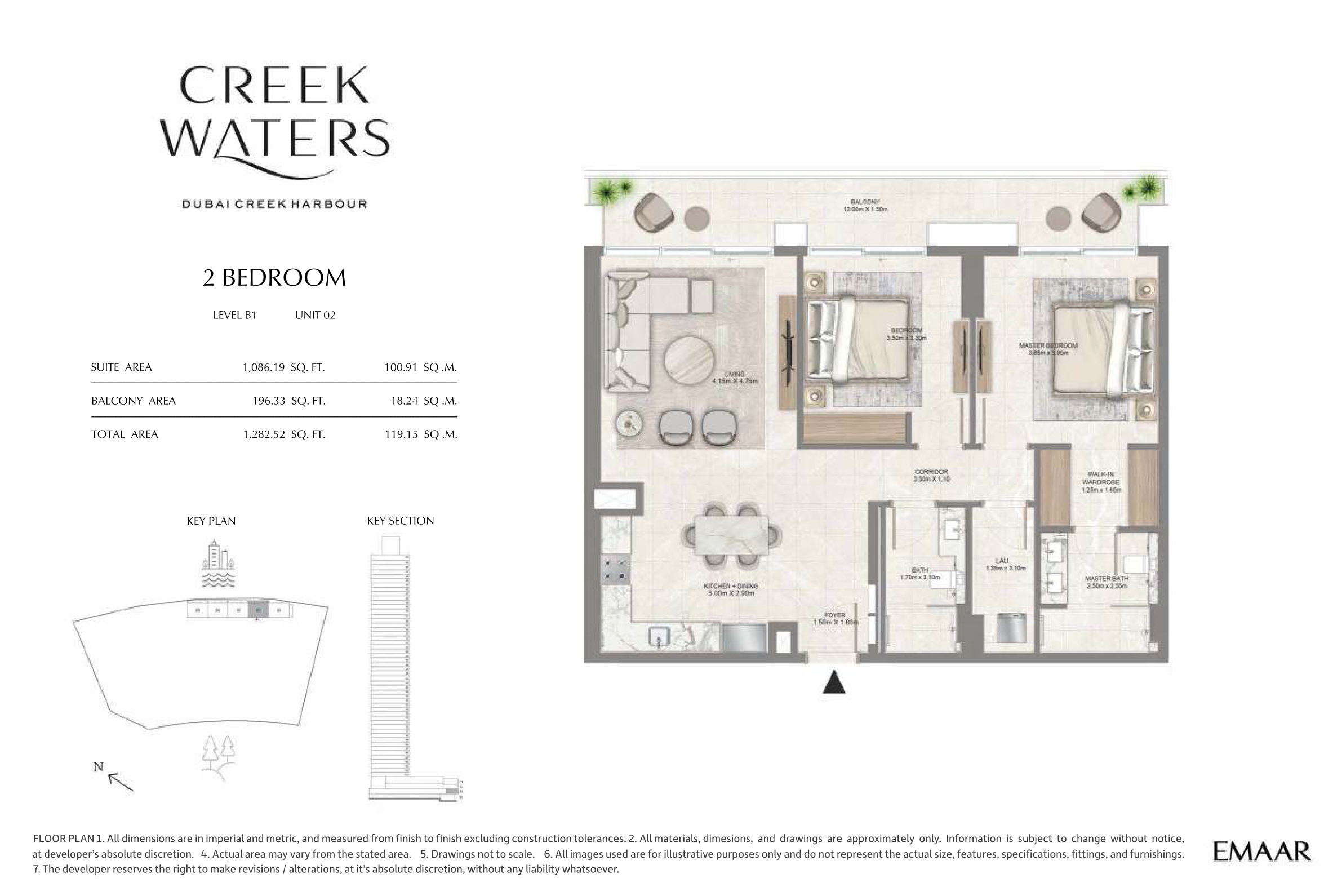 2 Bedroom Unit 2 - Level B1