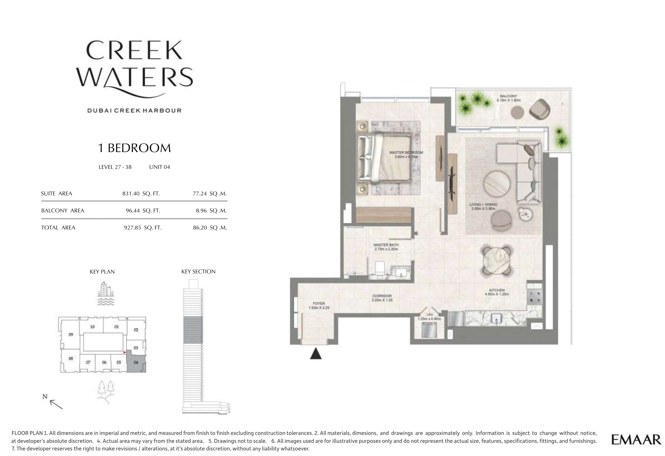 1 Bedroom Unit 4 - Level 27-38