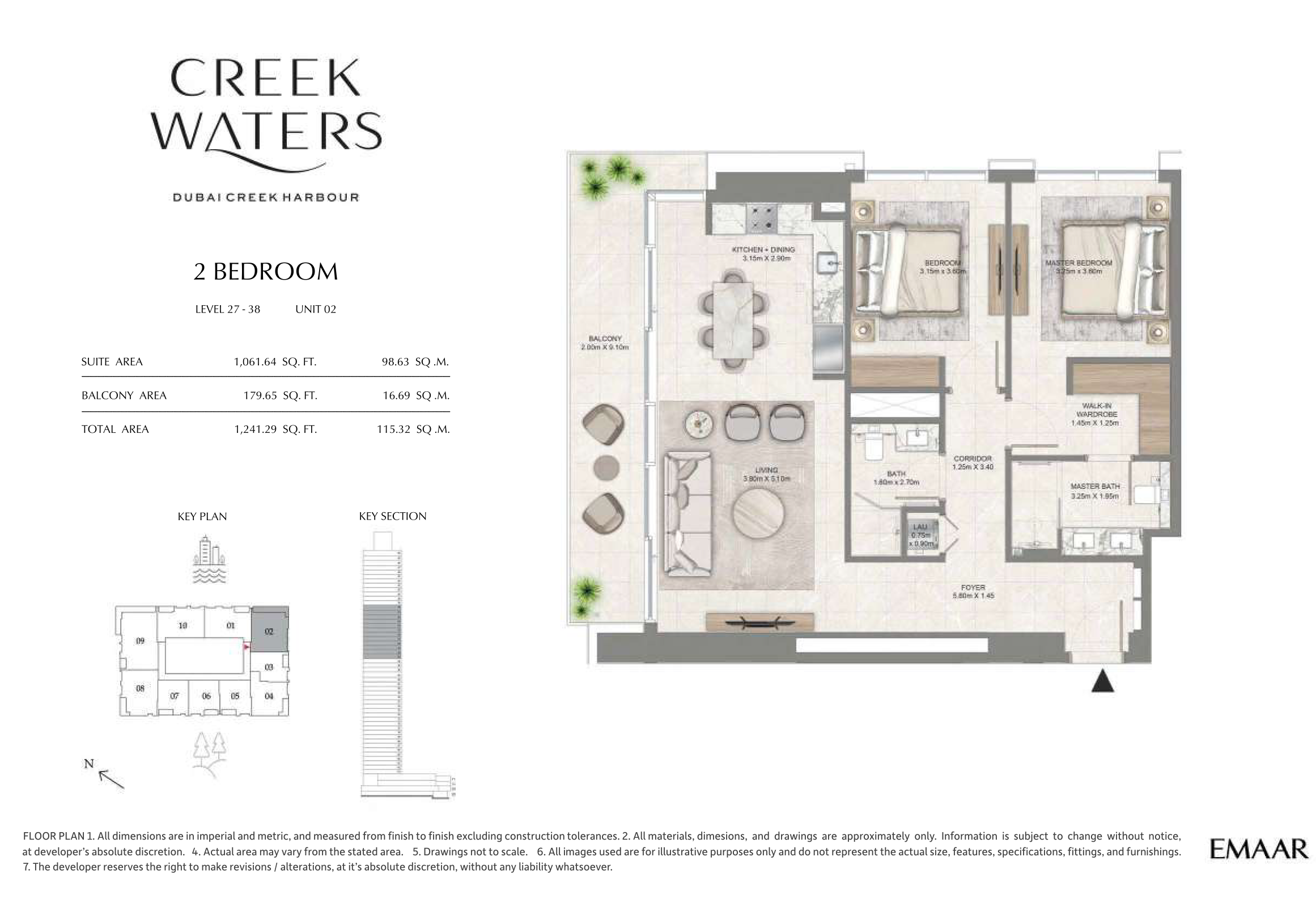 2 Bedroom Unit 2 - Level 27-38