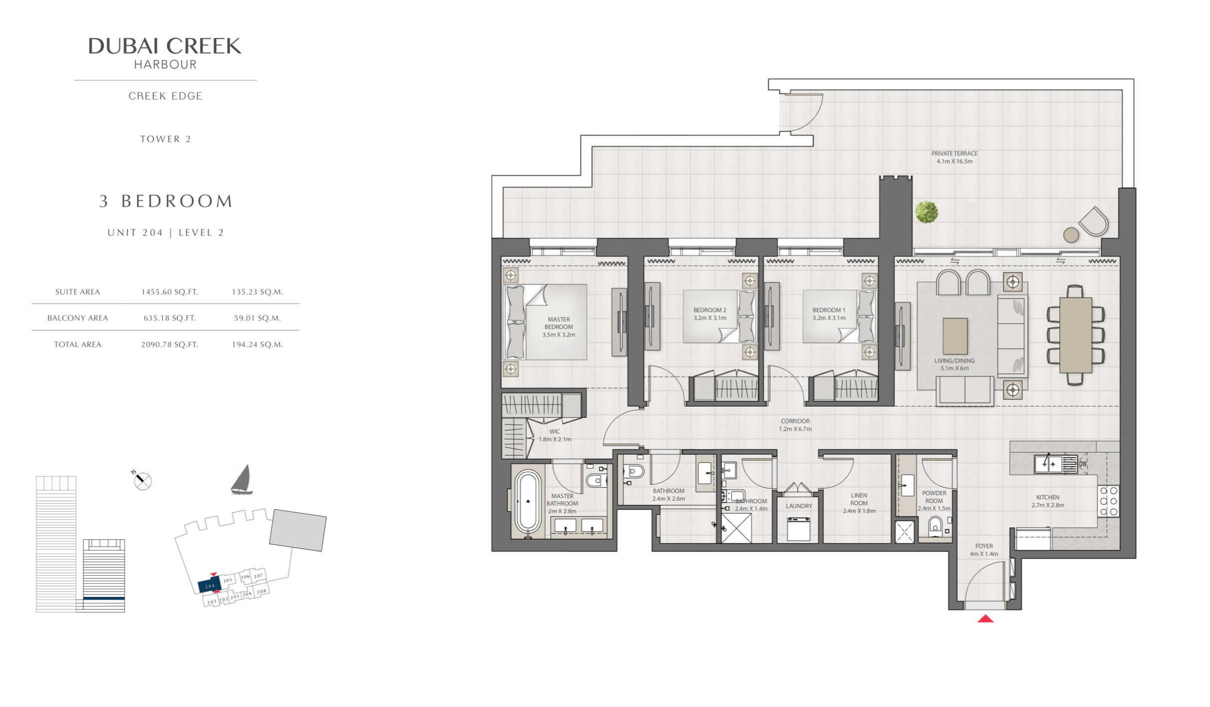 3 Bedroom Level 2 / Unit 4