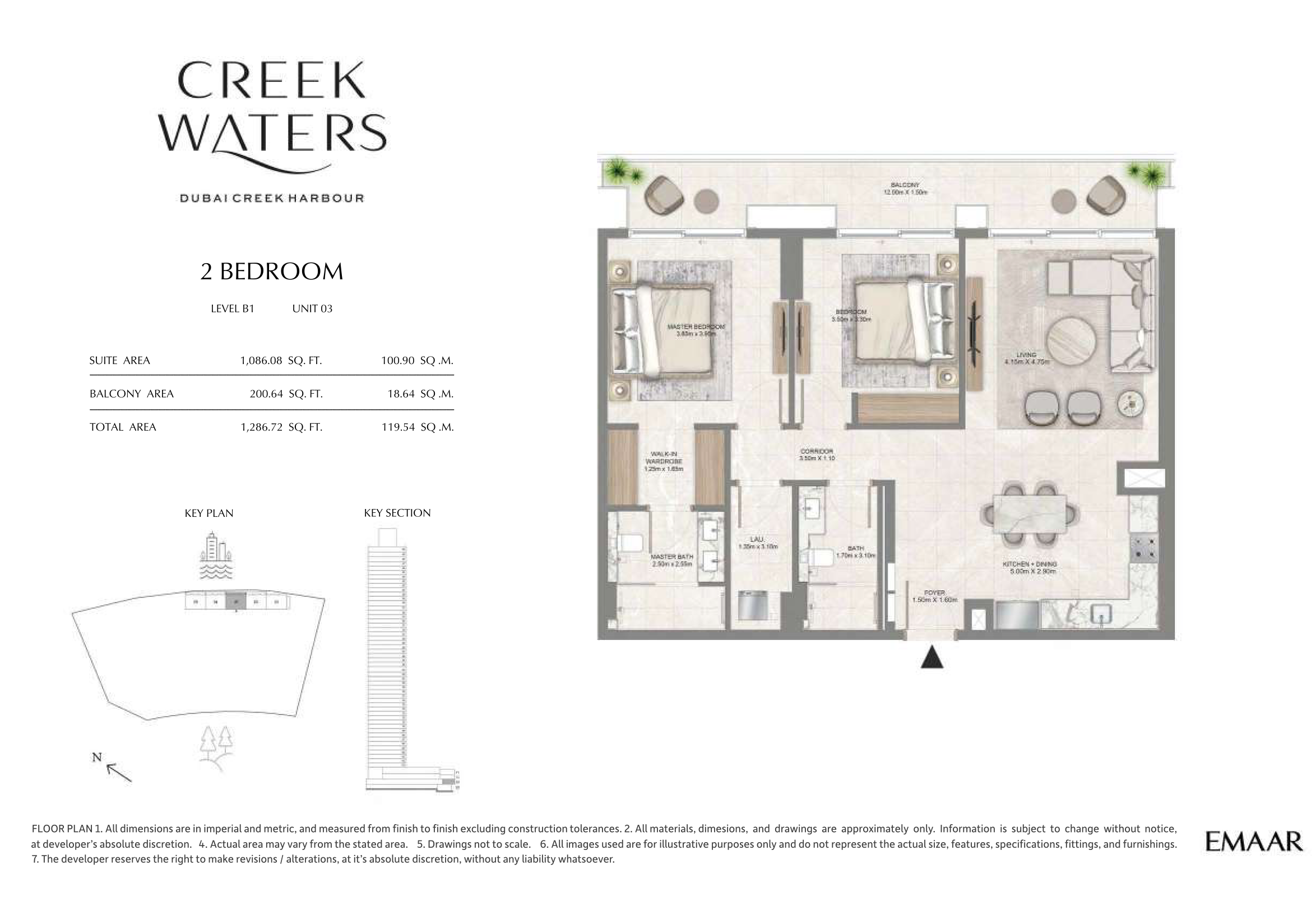 2 Bedroom Unit 3 - Level B1