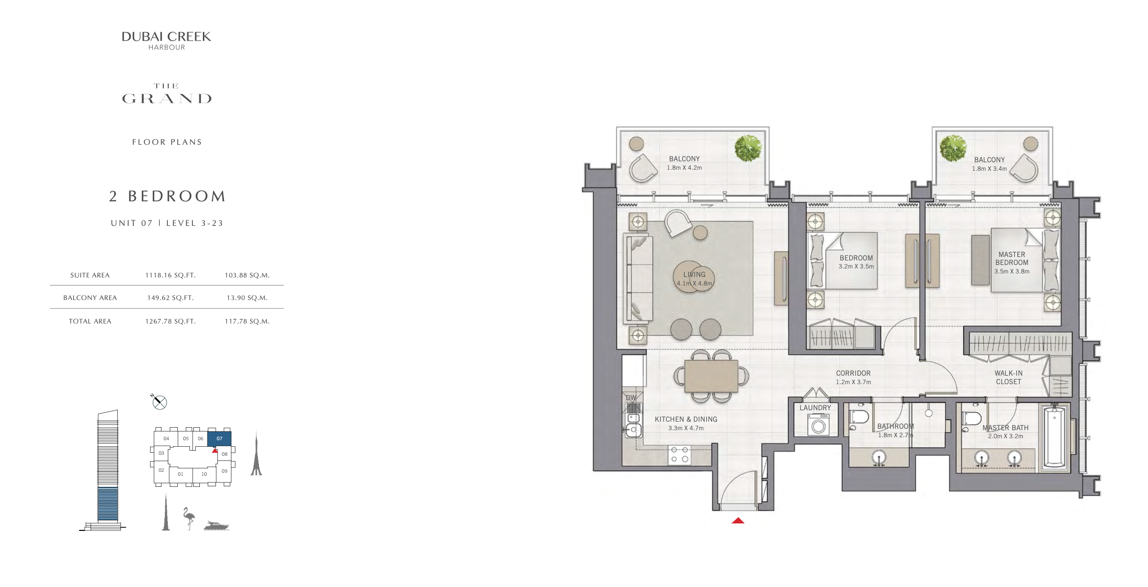 2 Bedroom Unit 07 - Level 3-23