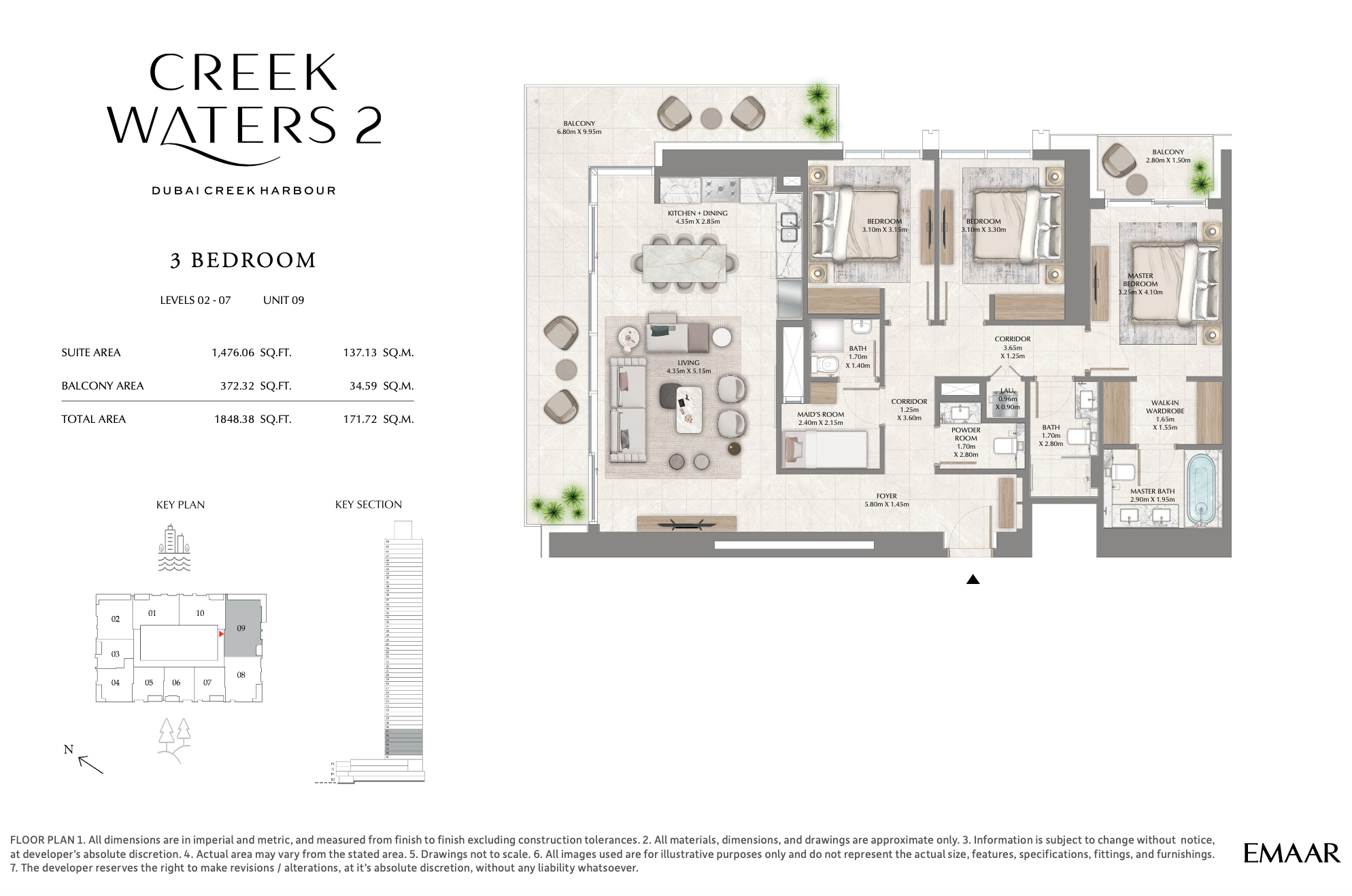 3 Bedroom Unit 9 - Level 2-7