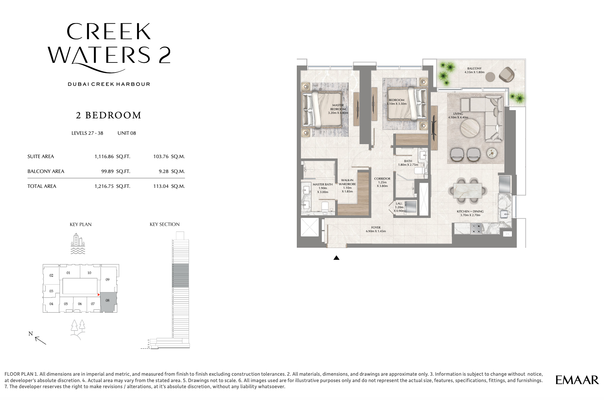 2 Bedroom Unit 8 - Level 27-38