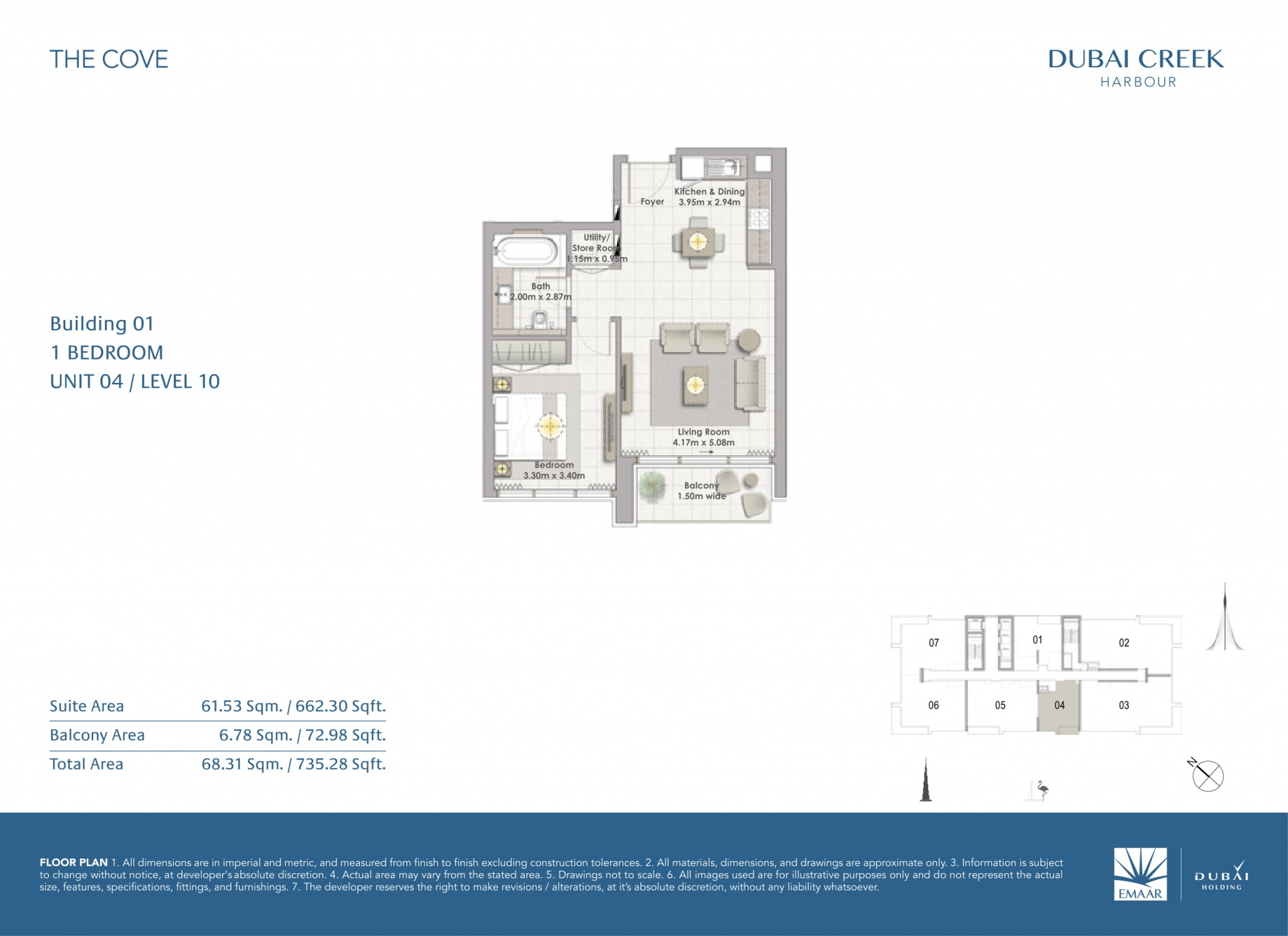 1 Bedroom Unit 4 - Level 10