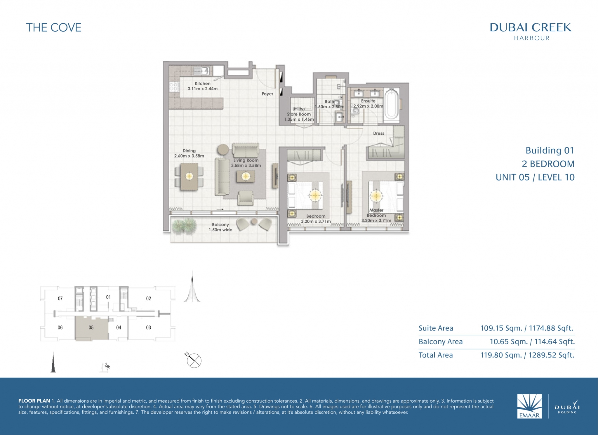 2 Bedroom Unit 5 - Level 10