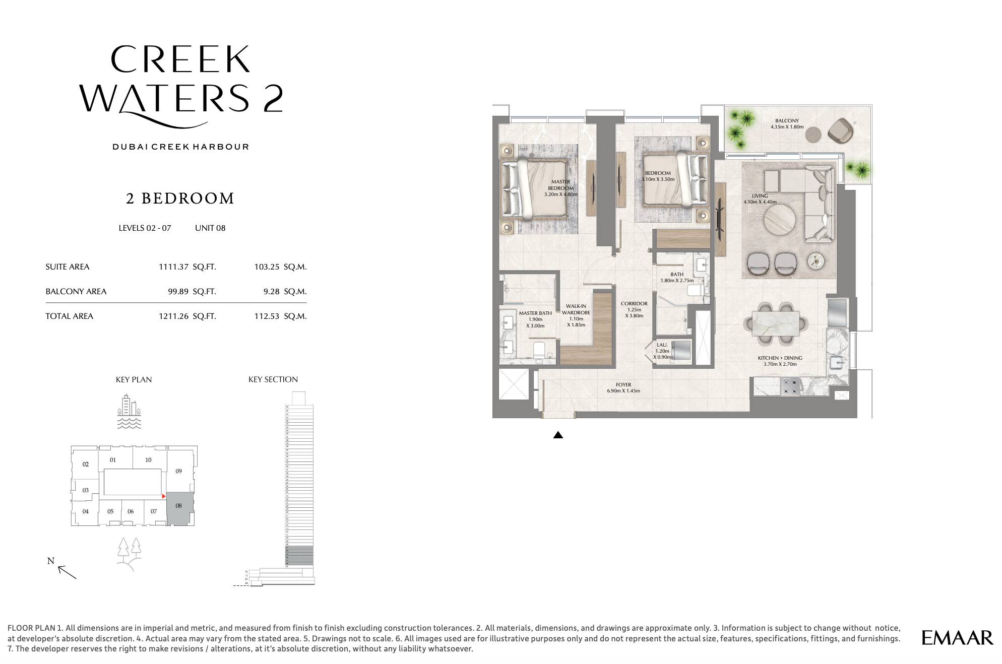 2 Bedroom Unit 8 - Level 2-7