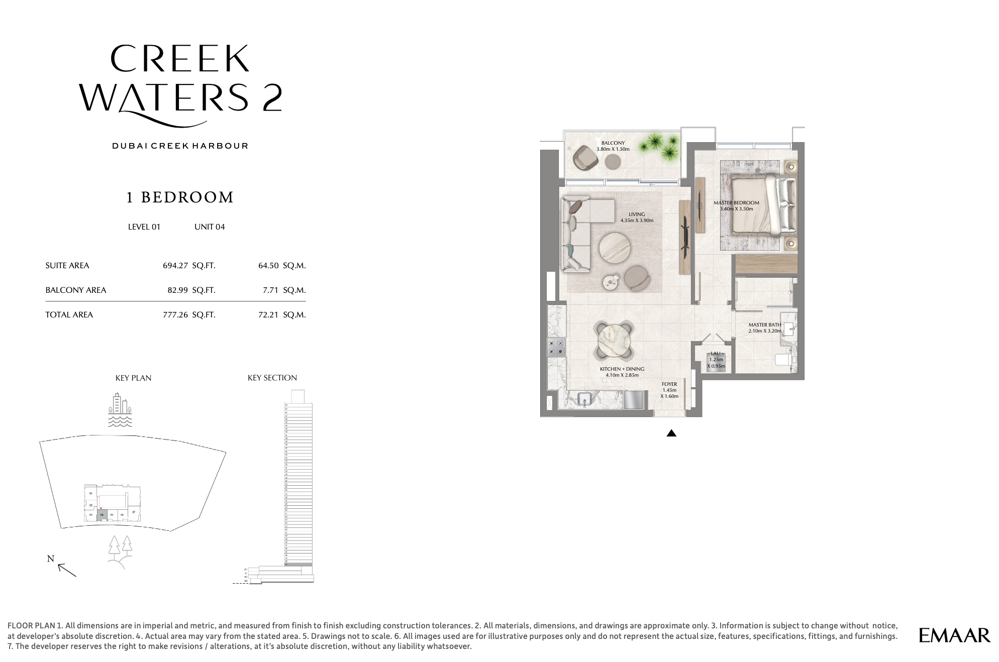 1 Bedroom Unit 4 - Level 1