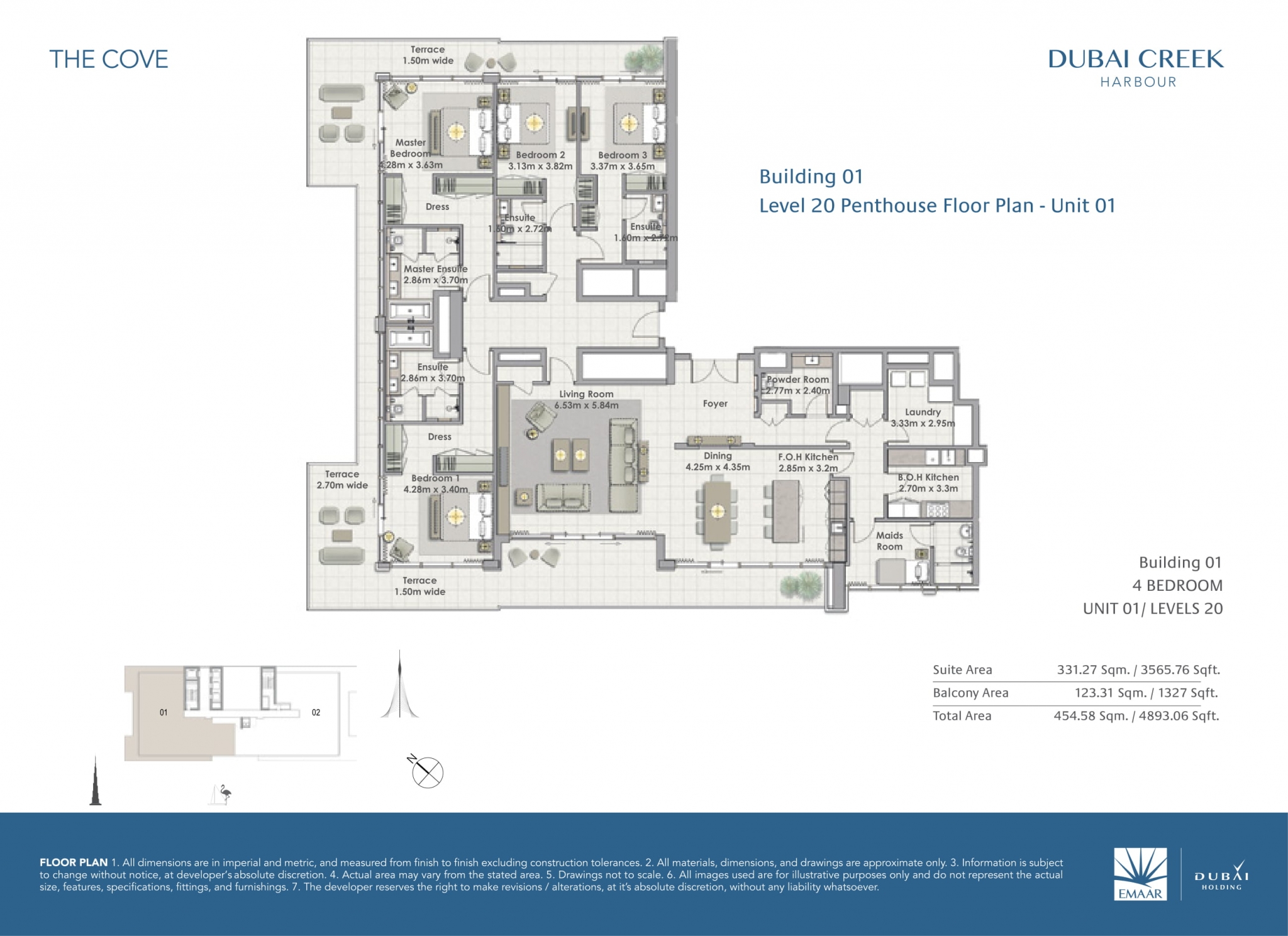 Penthouse Unit 1 - Level 20