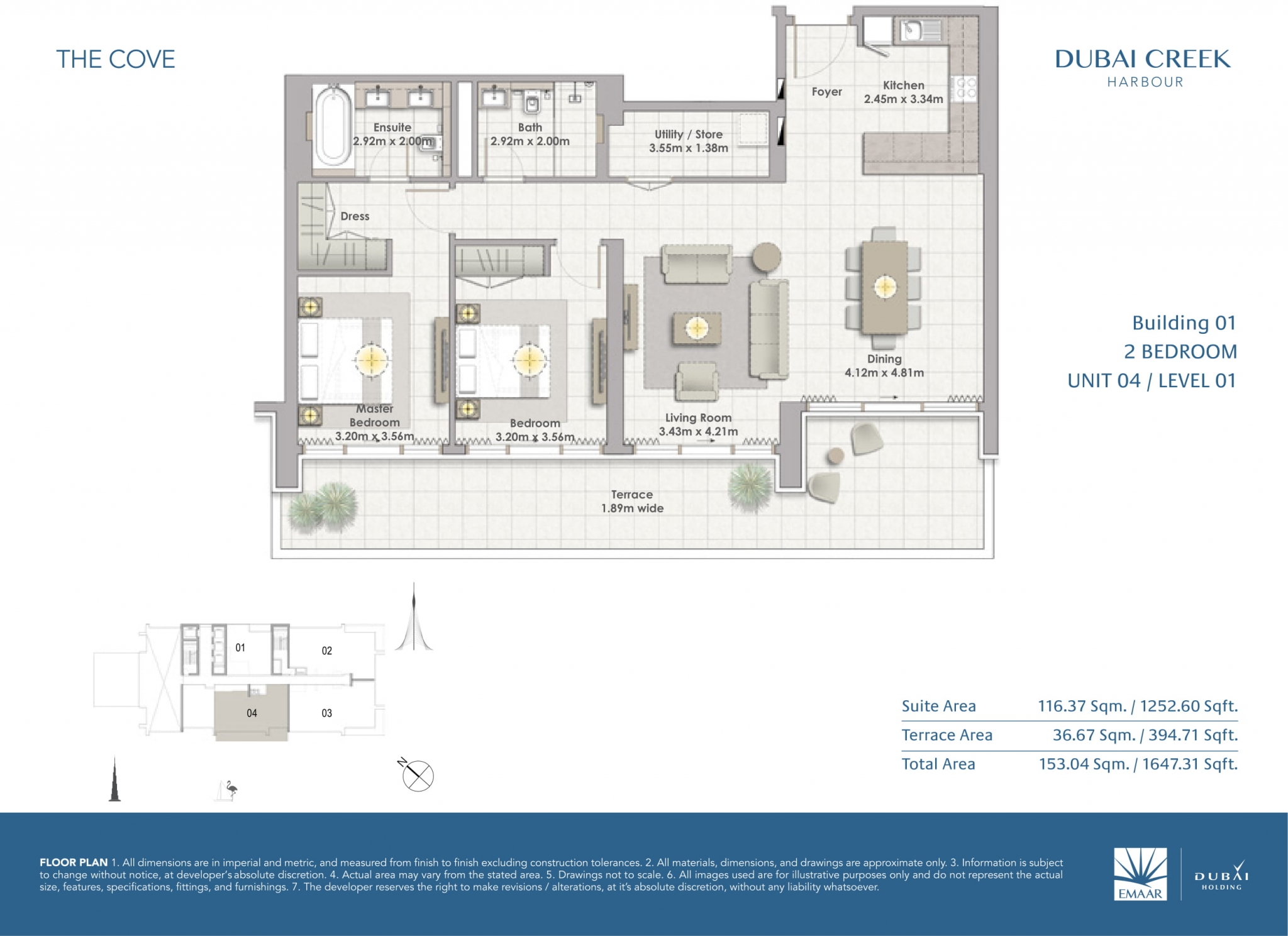 2 Bedroom Unit 4 - Level 1