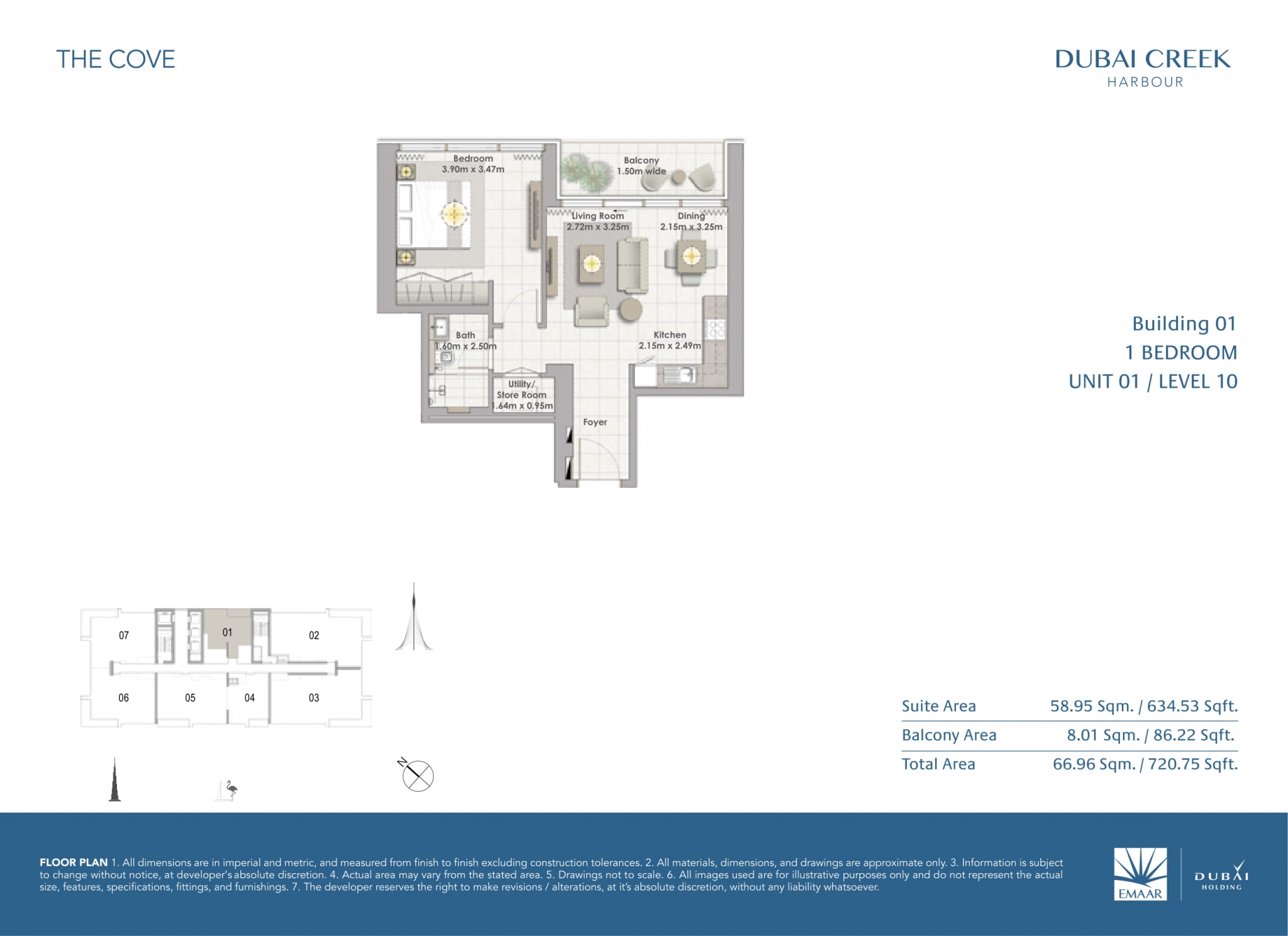 1 Bedroom Unit 1 - Level 10