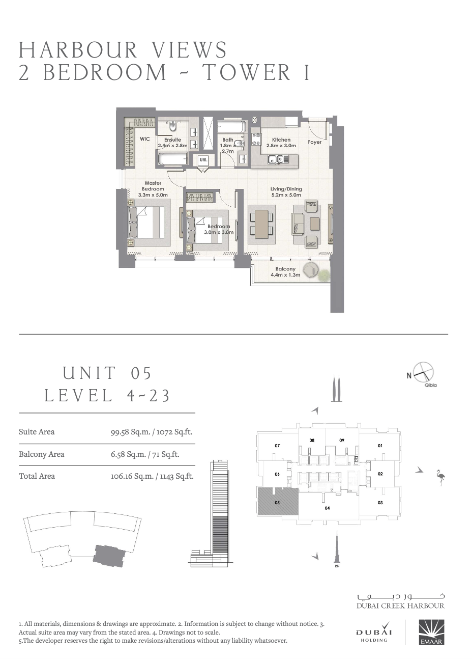 2 Bedroom Unit 05 - Level 4-23