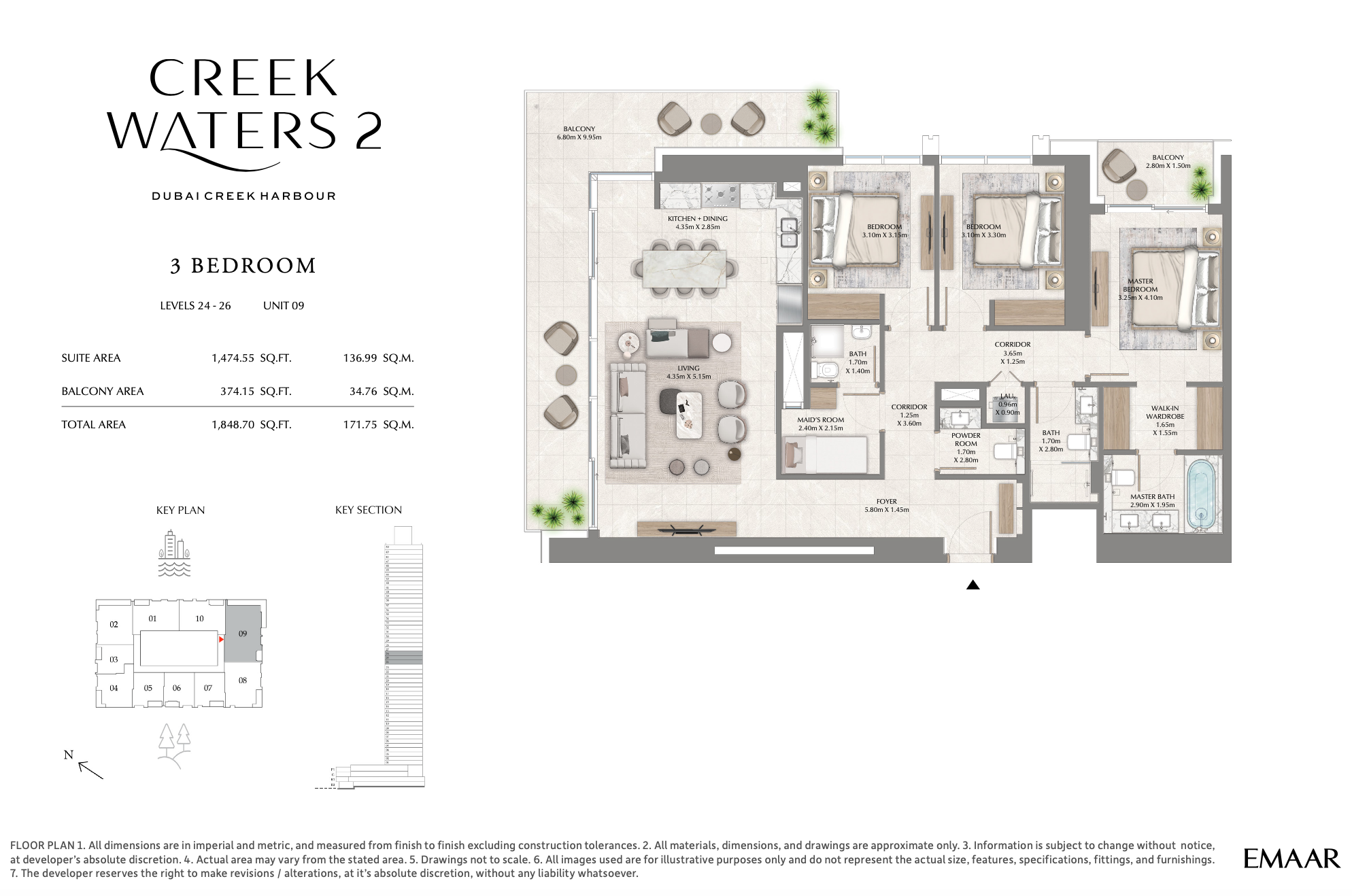 3 Bedroom Unit 9 - Level 24-26
