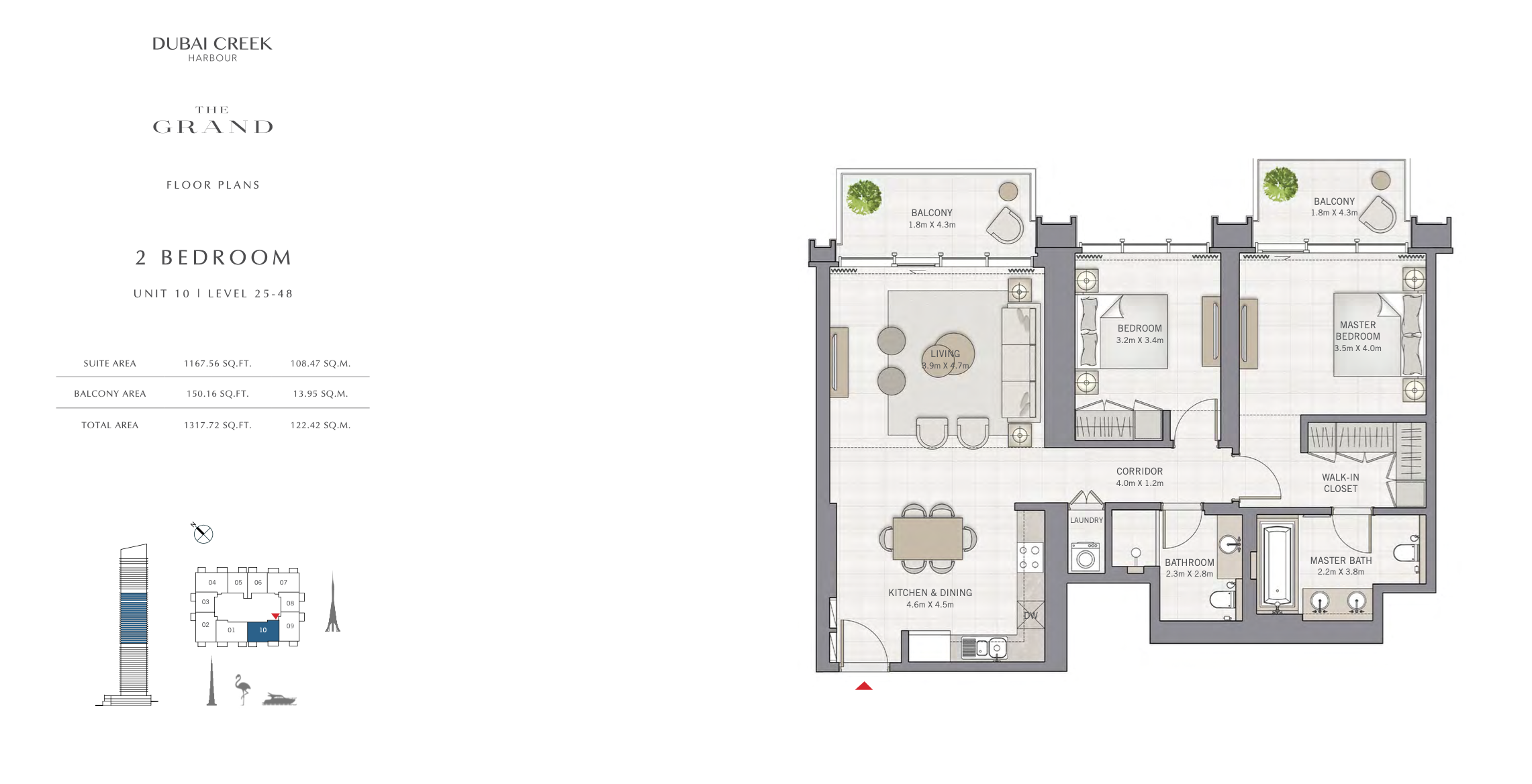 2 Bedroom Unit 10 - Level 25-48