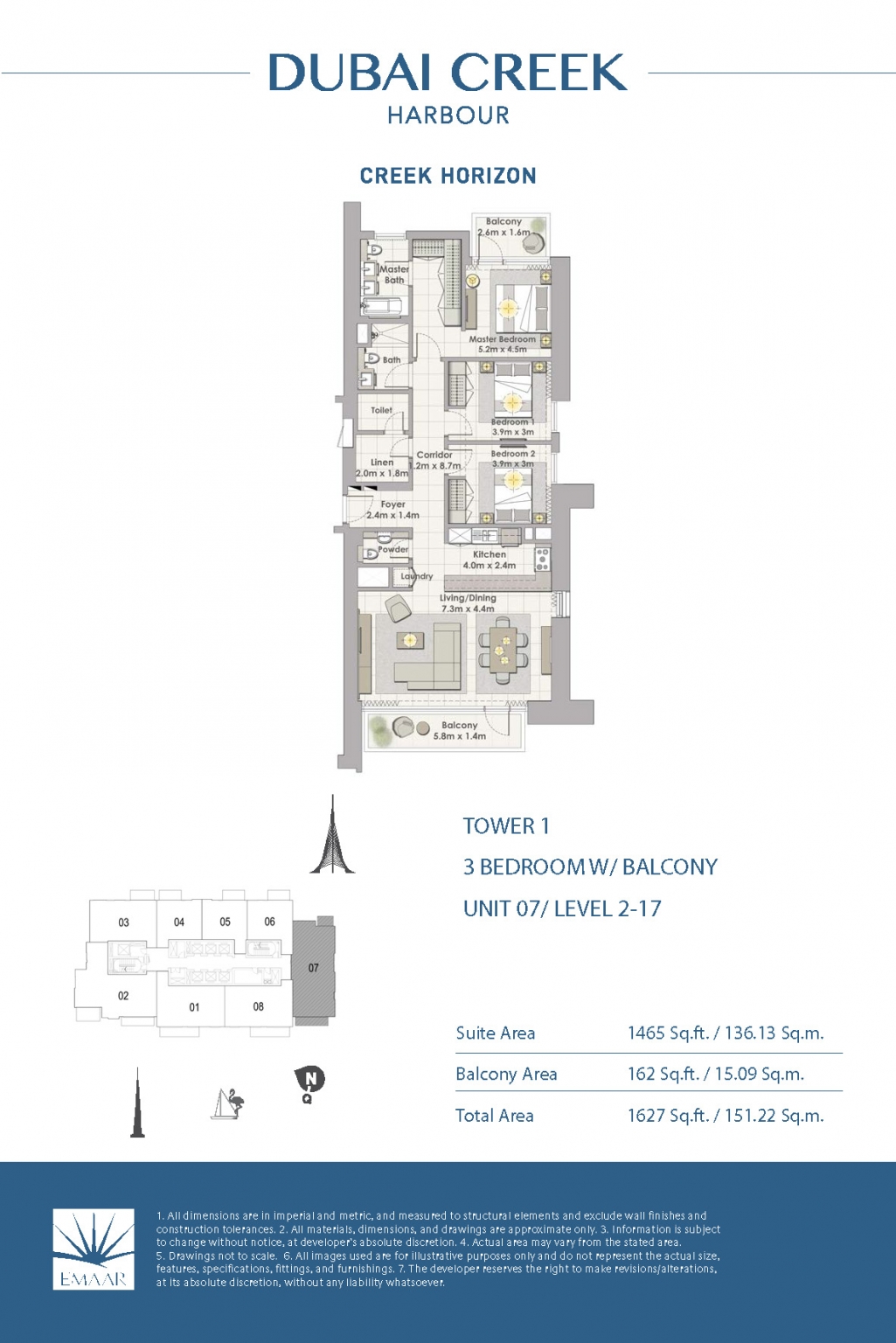 3 Bedroom Unit 07 - Level 2-17
