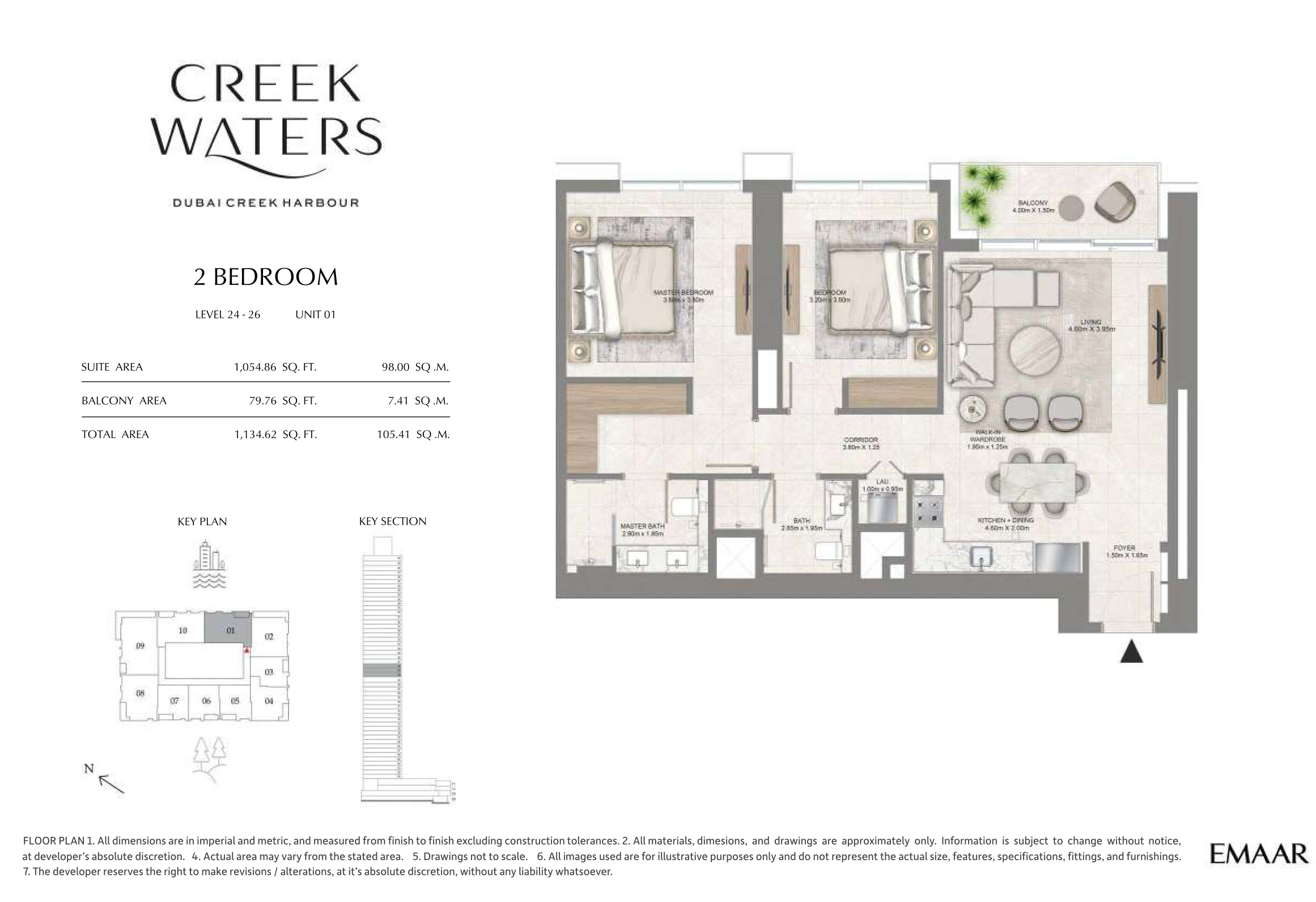 2 Bedroom Unit 1 - Level 24-26