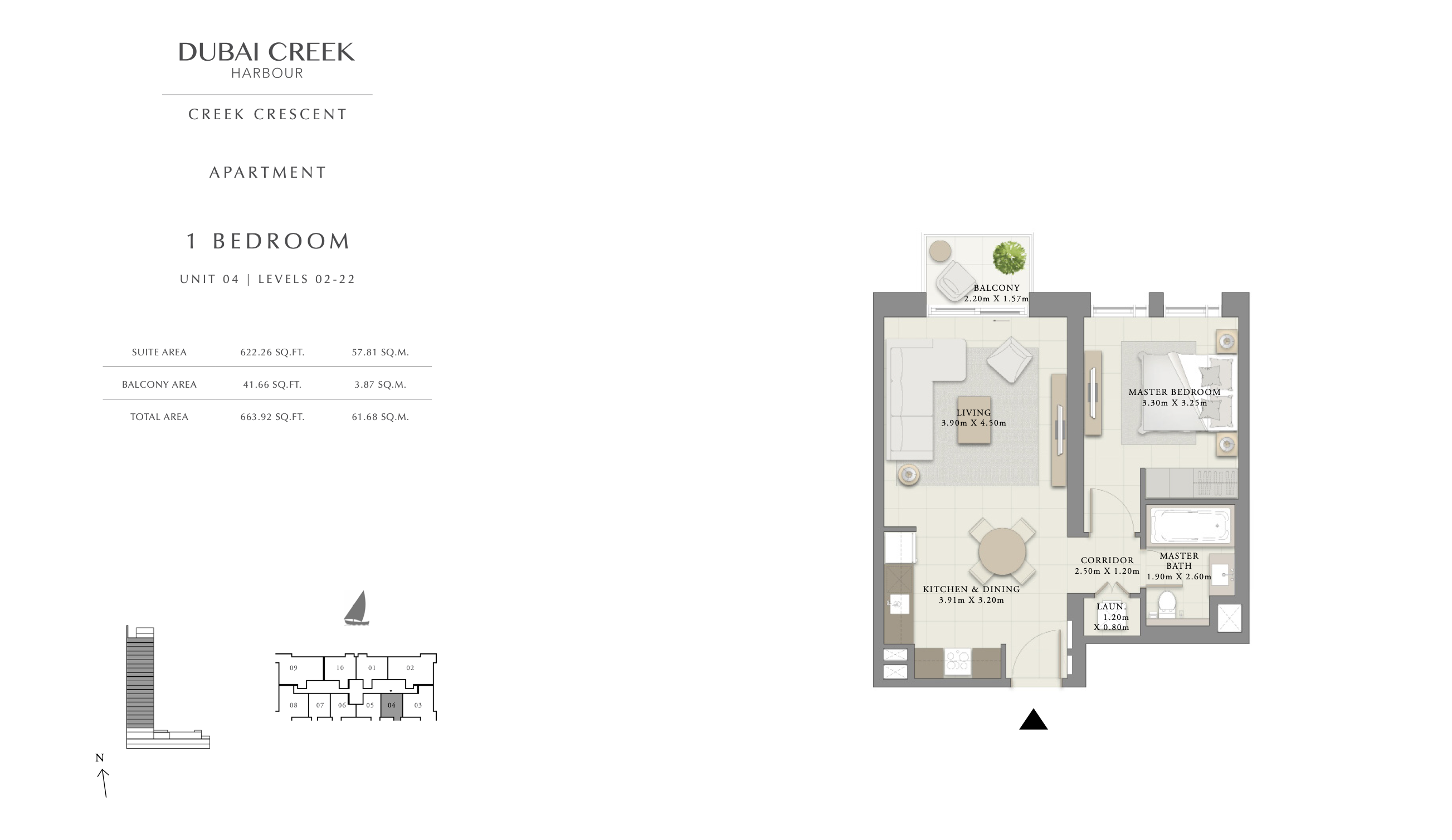 1 Bedroom Unit 4 - Level 2-22