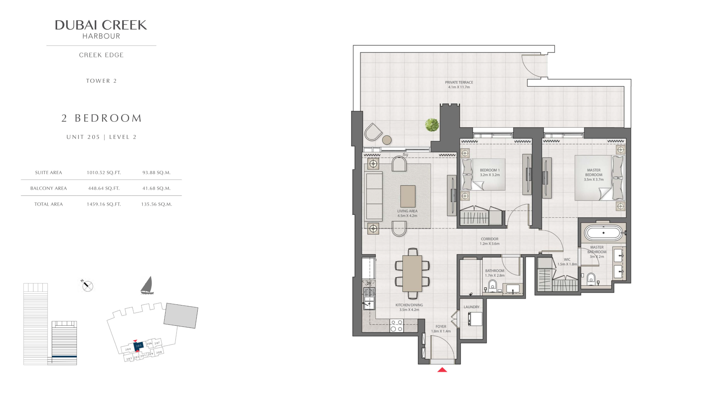 2 Bedroom Level 2 / Unit 5