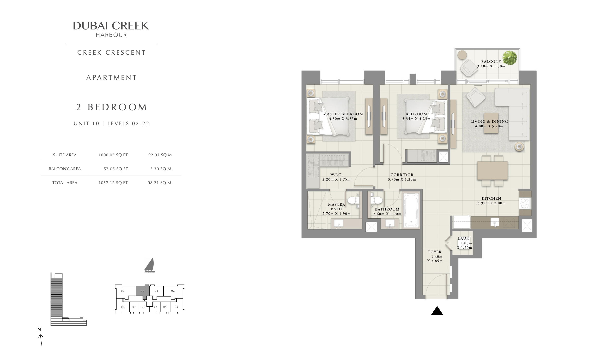 2 Bedroom Unit 10 - Level 2-22