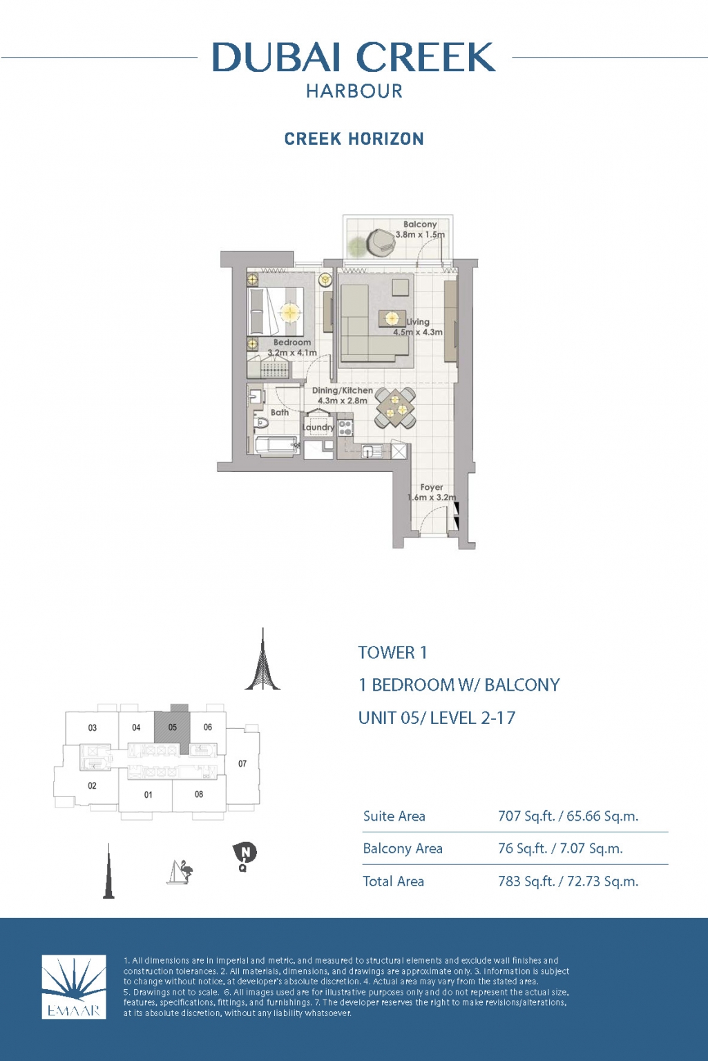 1 Bedroom Unit 05 - Level 2-17