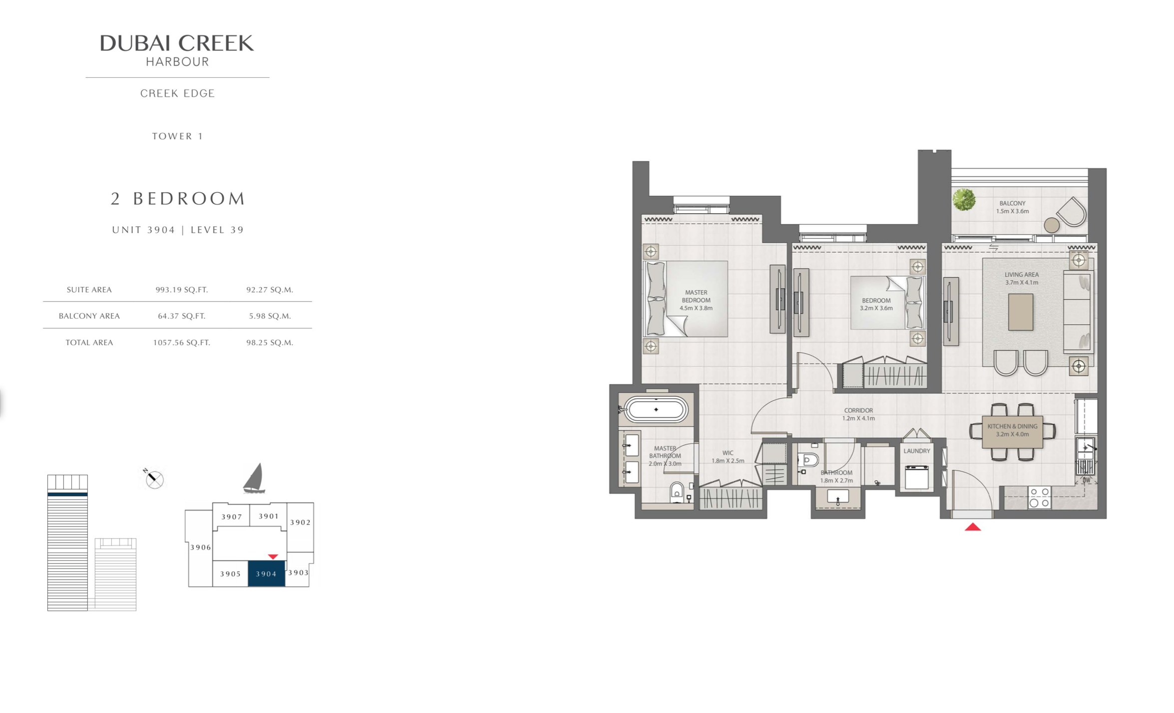 2 Bedroom Level 39 / Unit 4