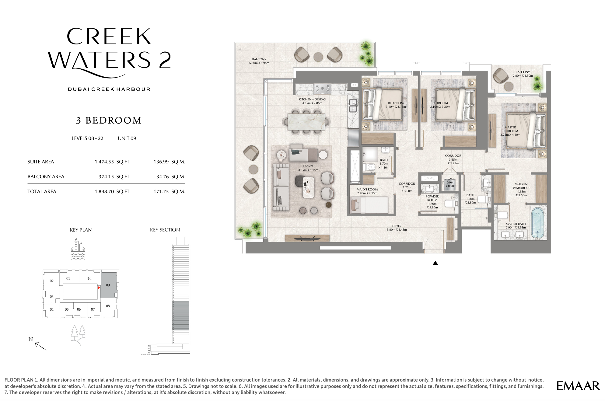 3 Bedroom Unit 9 - Level 8-22