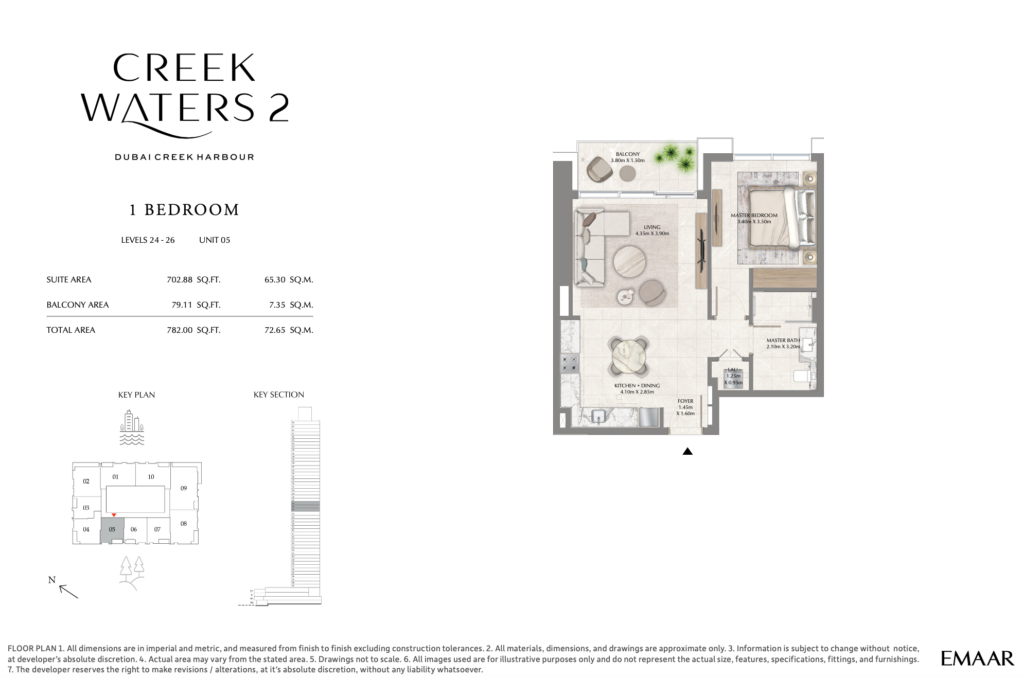 1 Bedroom Unit 5 - Level 24-26