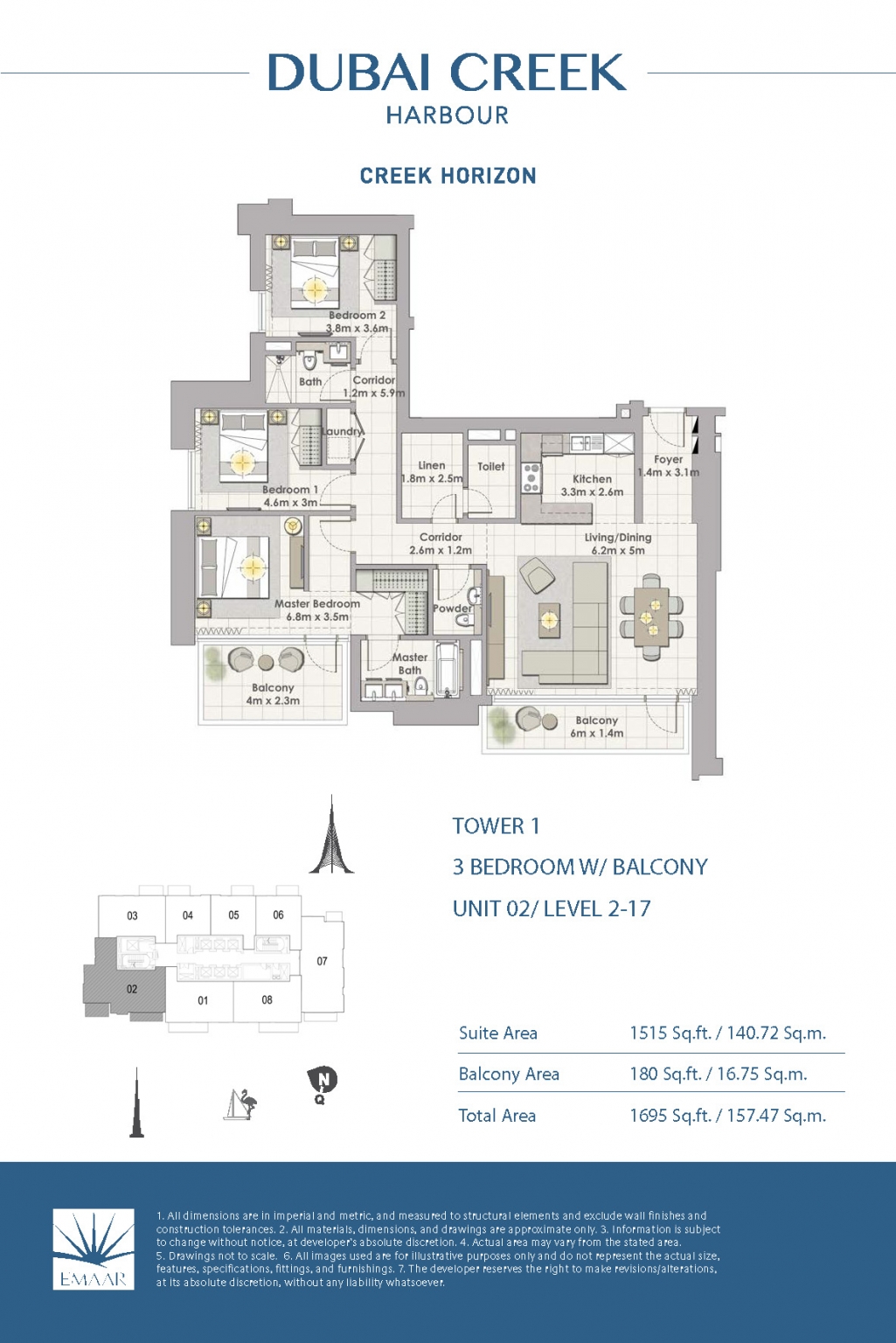 3 Bedroom Unit 02 - Level 2-17