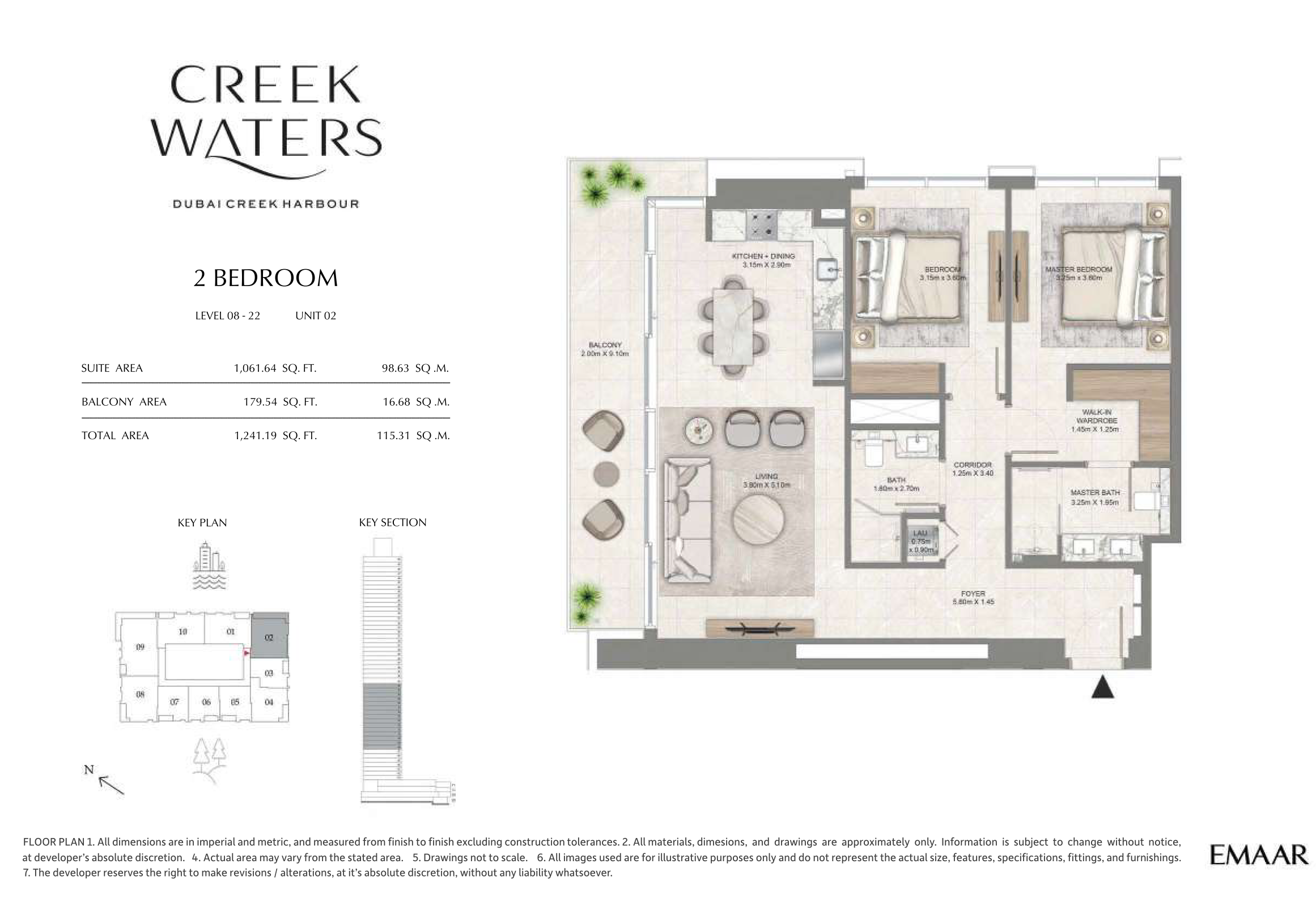 2 Bedroom Unit 2 - Level 8-22