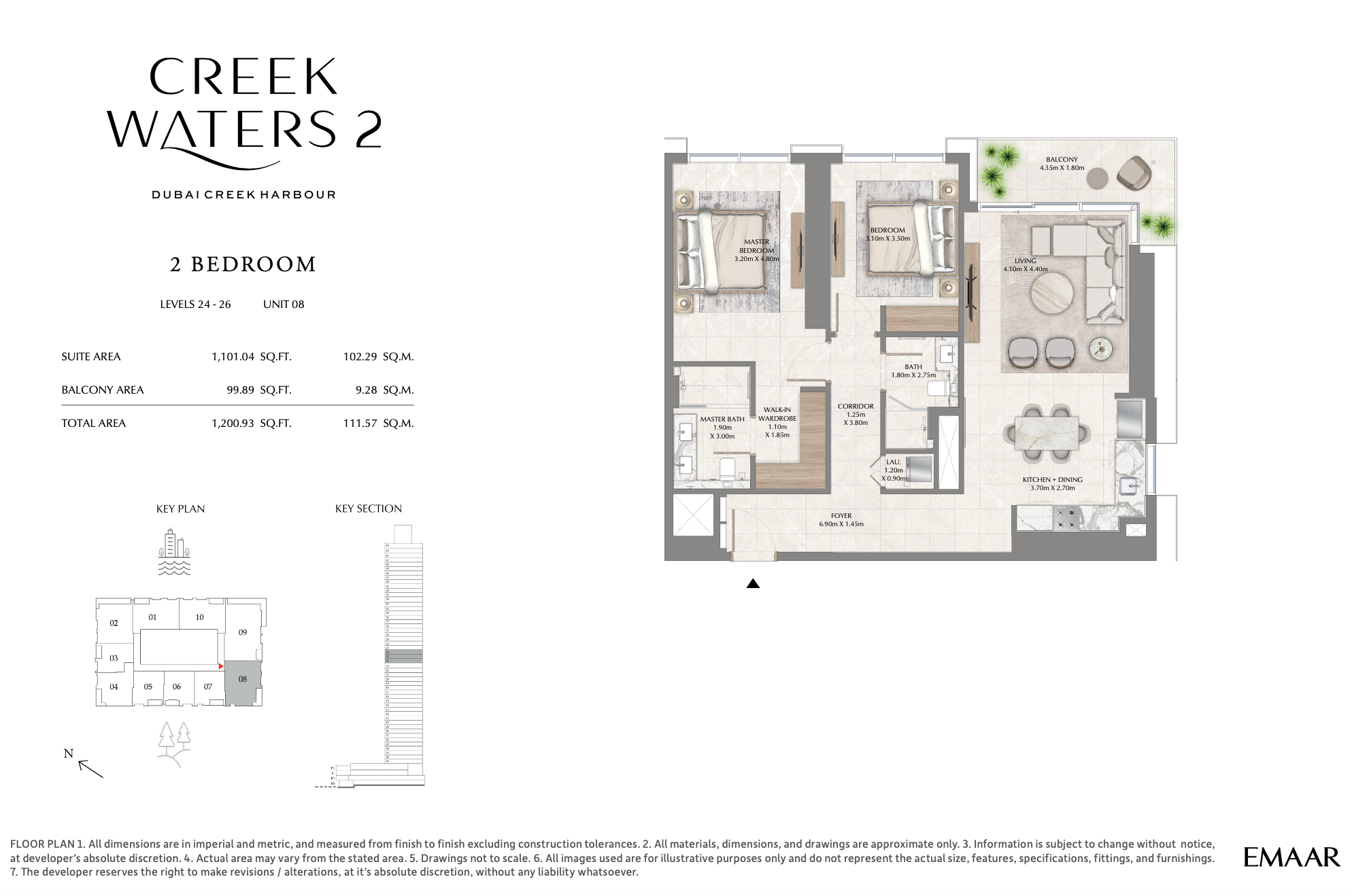 2 Bedroom Unit 8 - Level 24-26