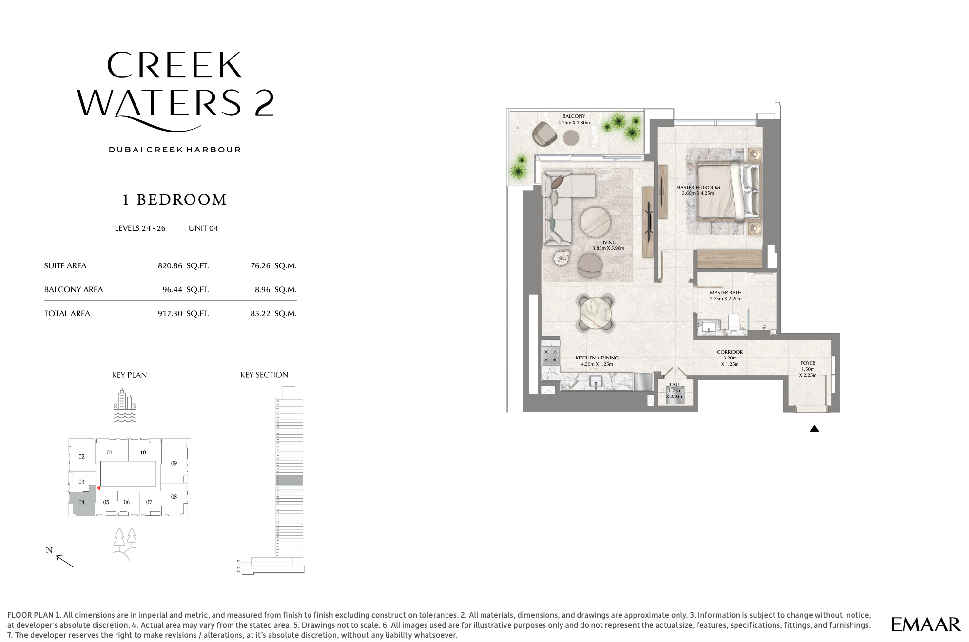 1 Bedroom Unit 4 - Level 24-26