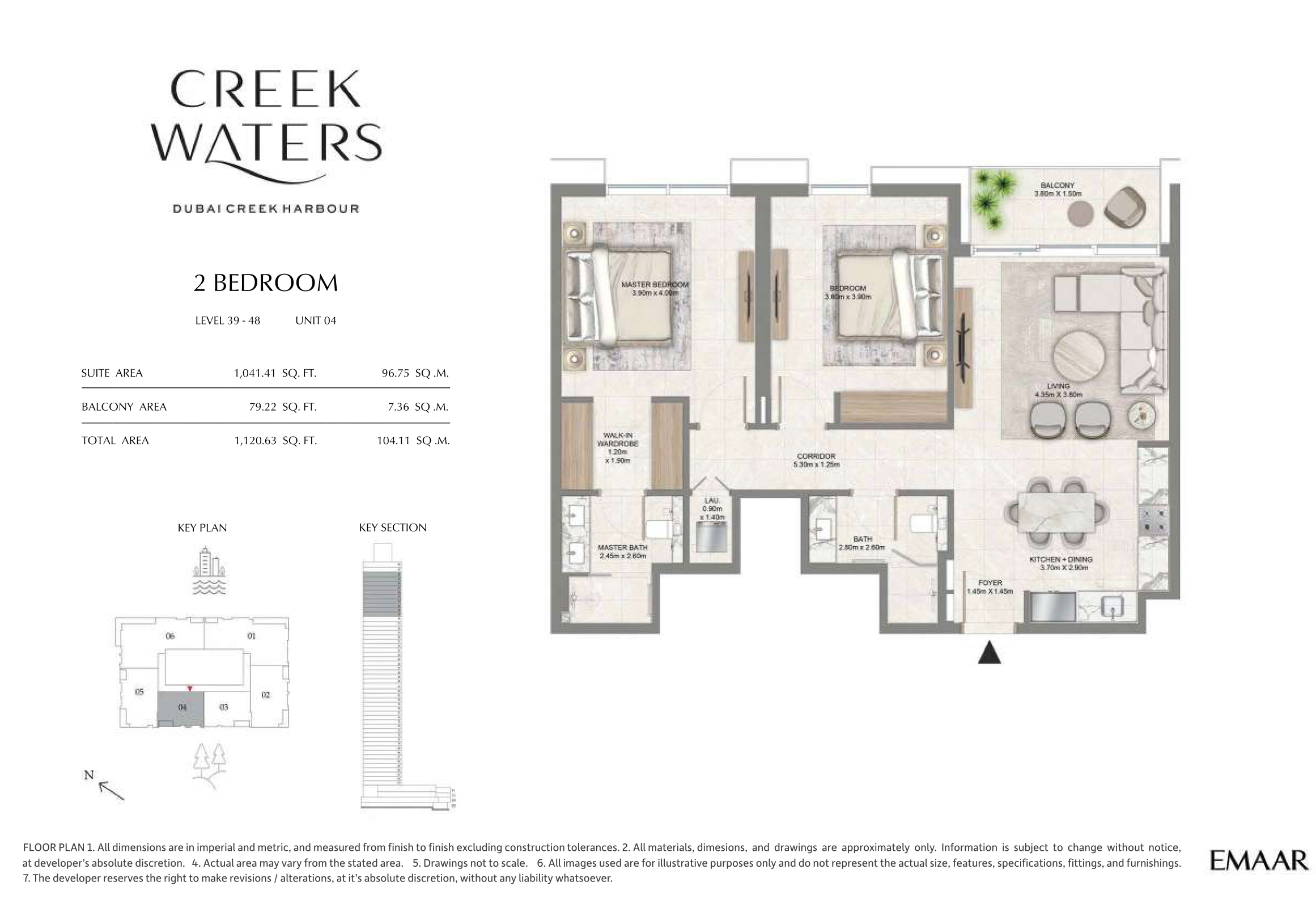 2 Bedroom Unit 4 - Level 39-48
