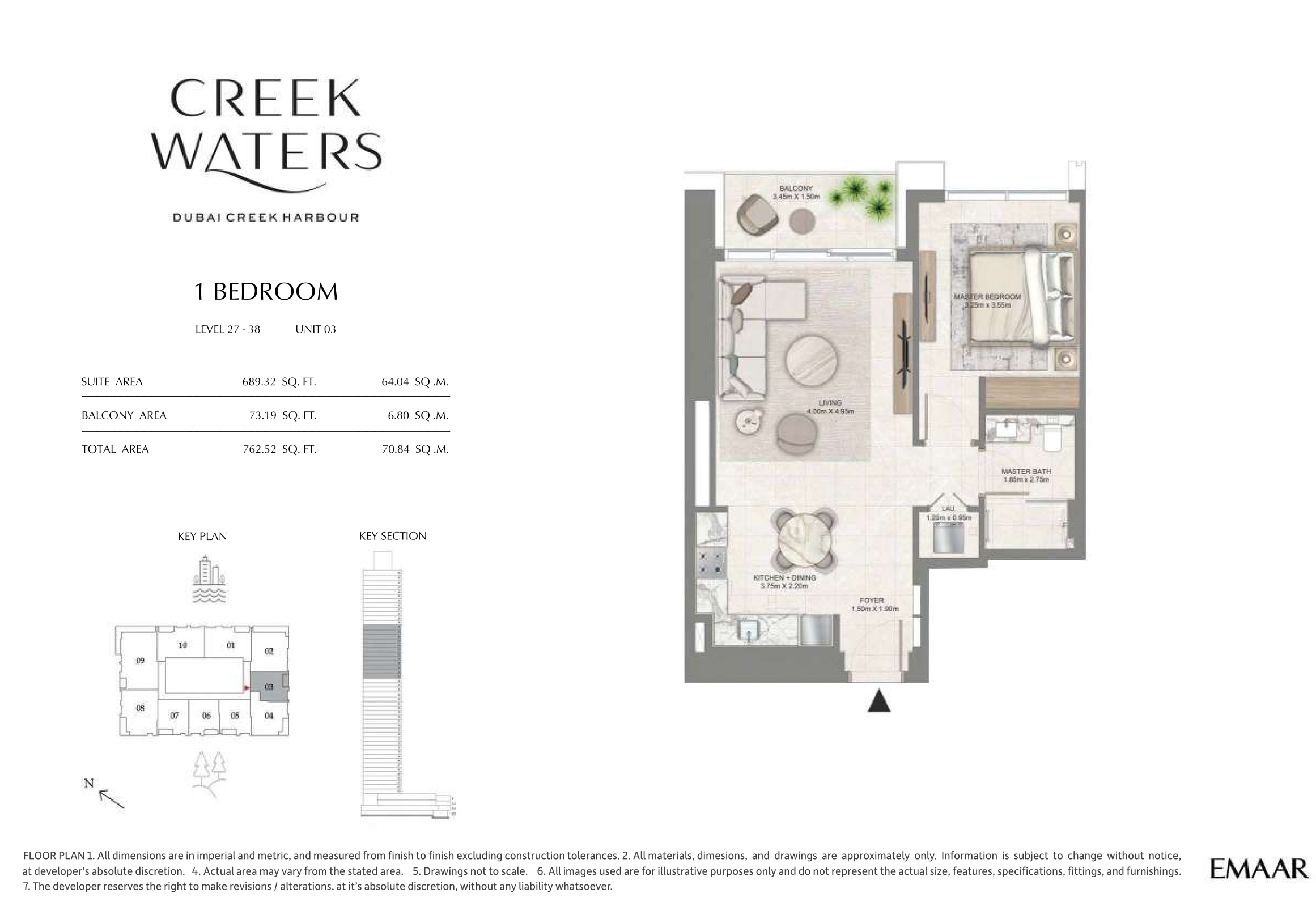 1 Bedroom Unit 3 - Level 27-38