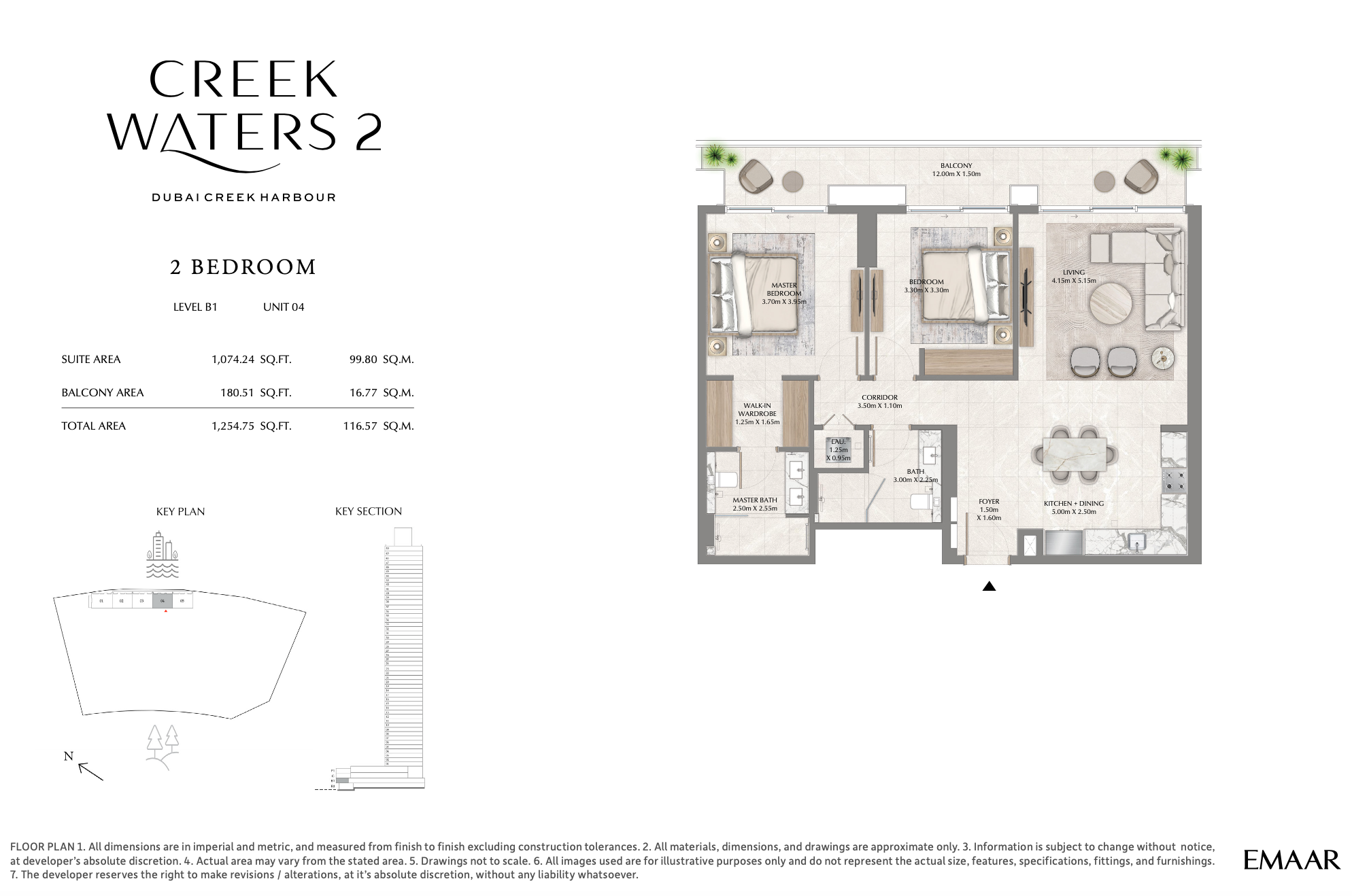 2 Bedroom Unit 4 - Level B1