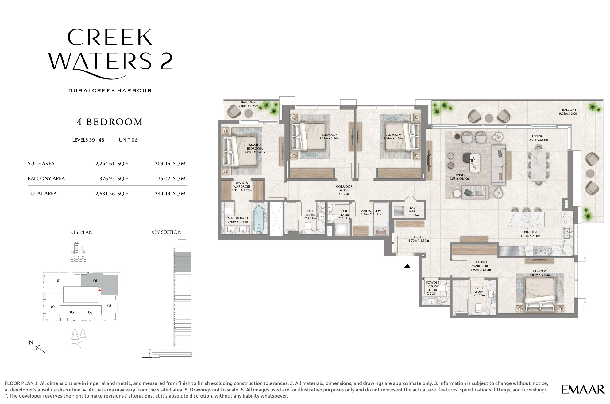 4 Bedroom Unit 6 - Level 39-48