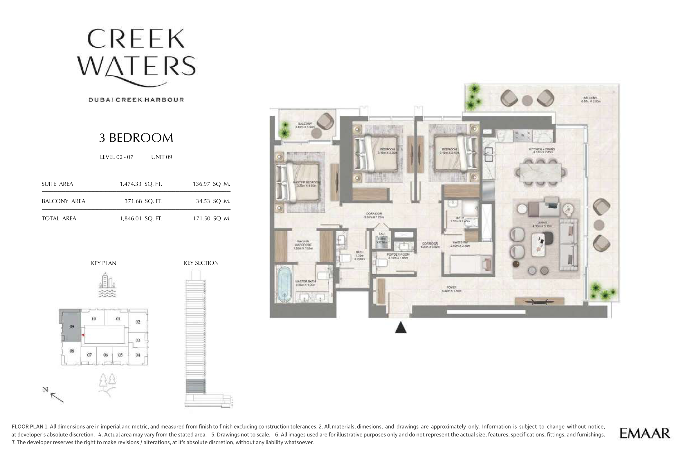 3 Bedroom Unit 9 - Level 2-7